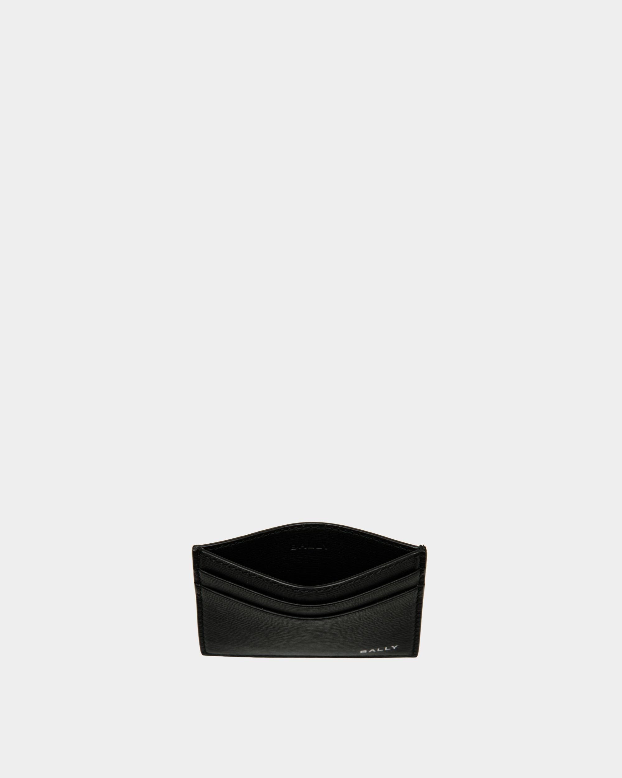 Bally Global - Crossing Card Holder In Black Leather - Black