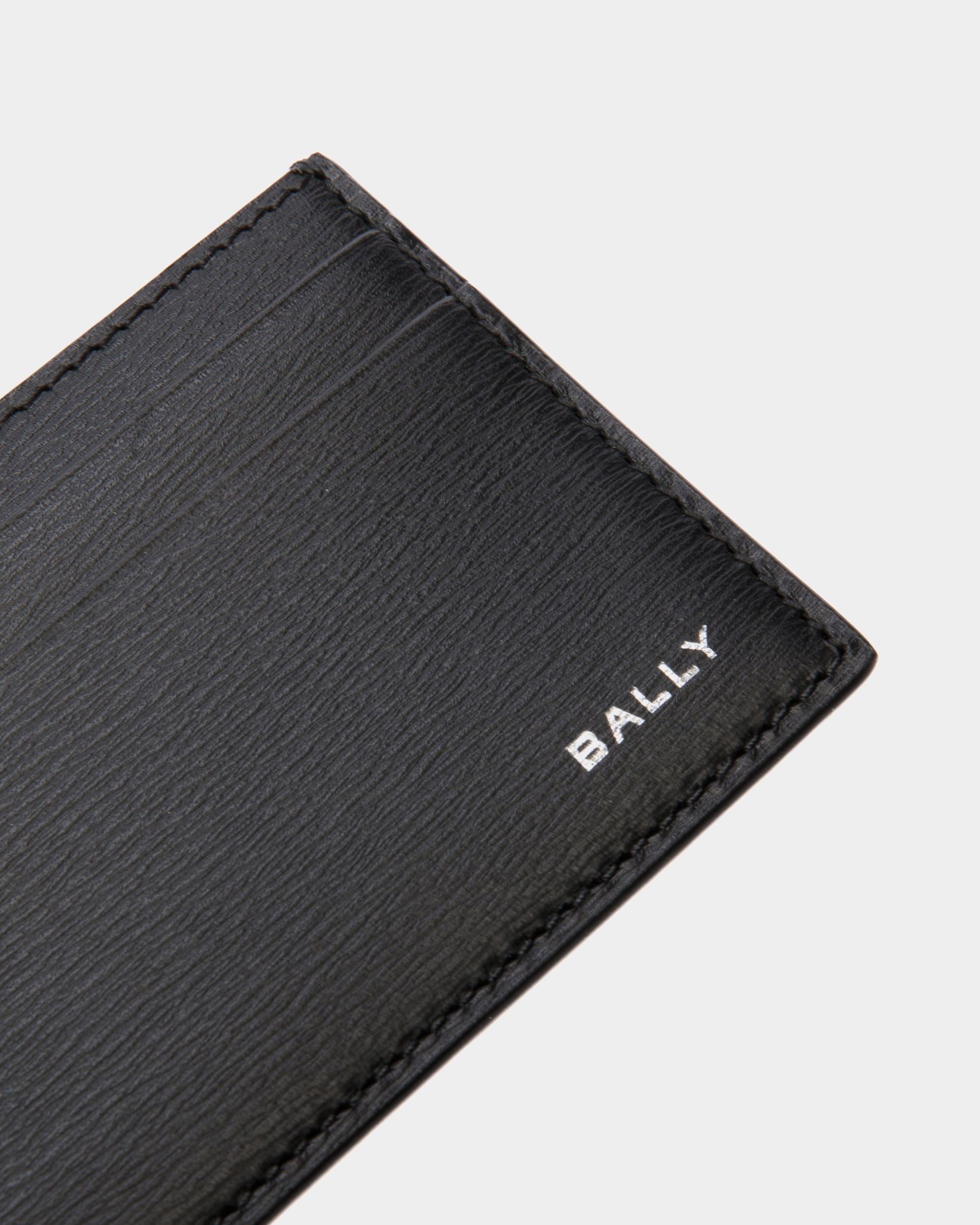 Bally Global - Crossing Card Holder In Black Leather - Black