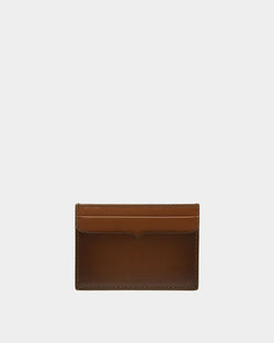 Speciale Card Holder In Brown Leather