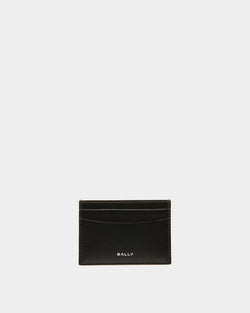 Banque Business Card Holder In Black Leather