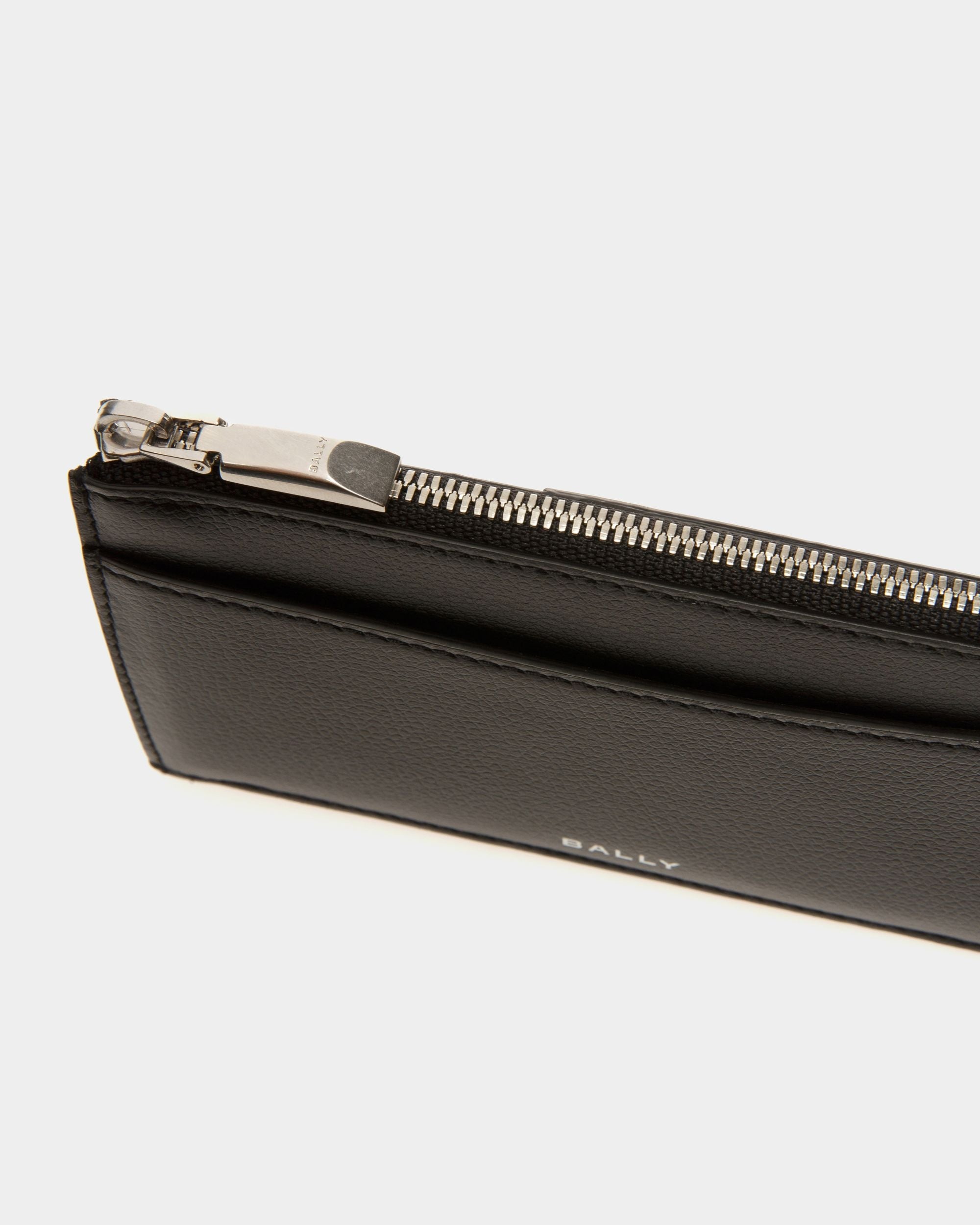 Bally Global - Tarjetero Ejecutivo Banque De Piel En Negro - Negro