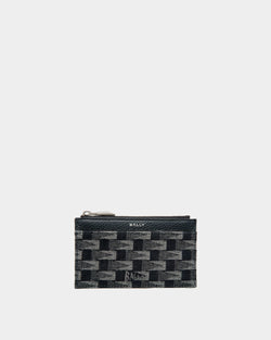 Pennant Coin Card Holder in Denim