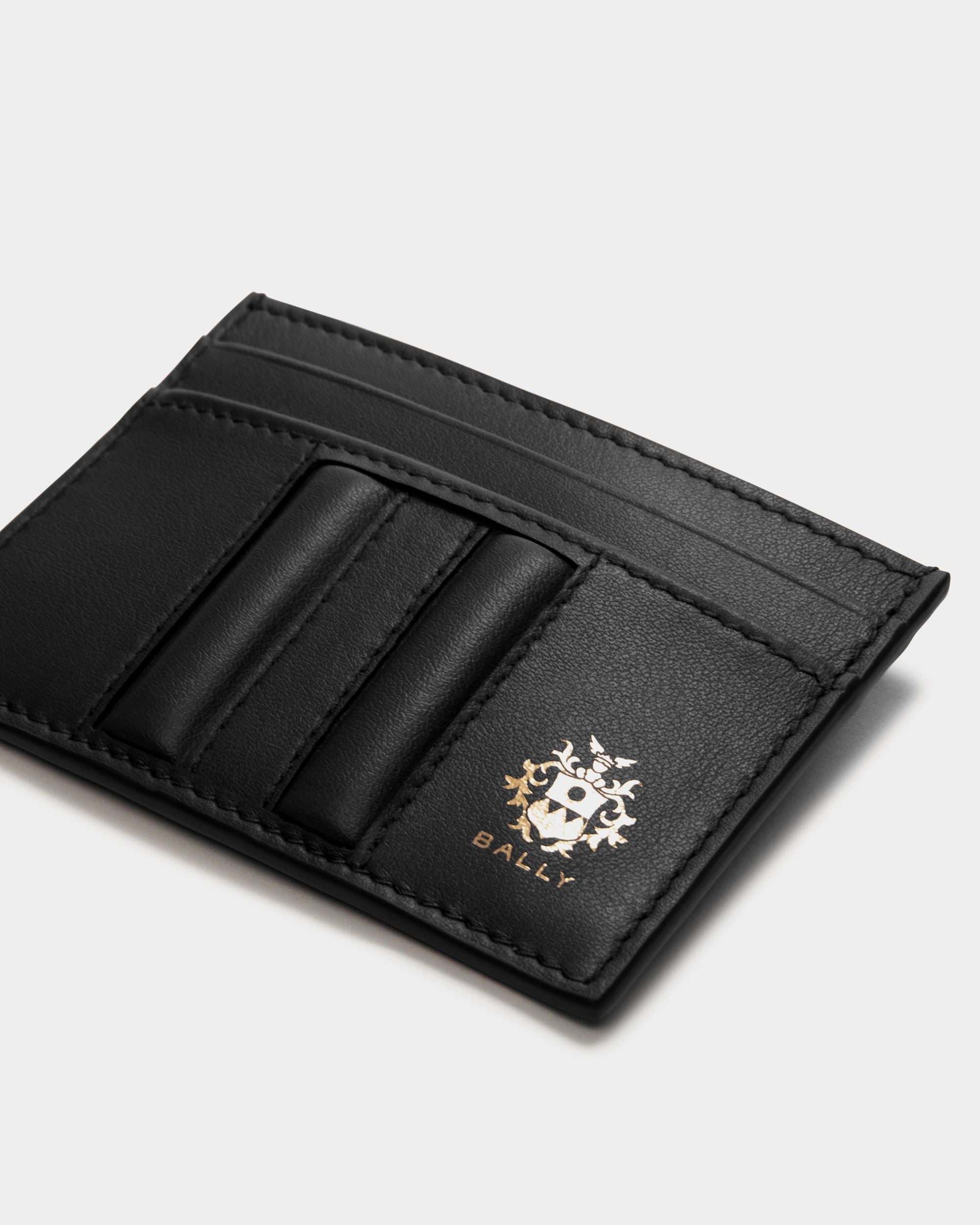 Bally Global - Beckett Card Holder in Black Leather - Black