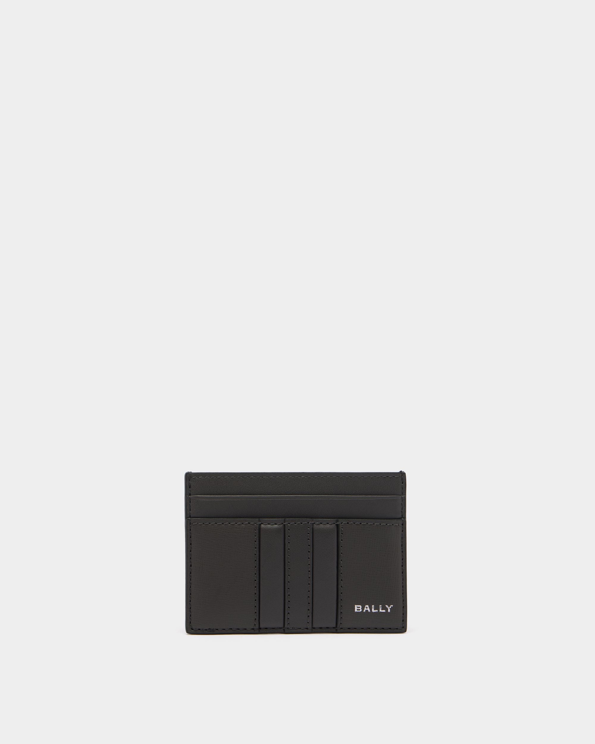 Bally Global - Mythos Card Holder in Grey Recycled Leather - Grey