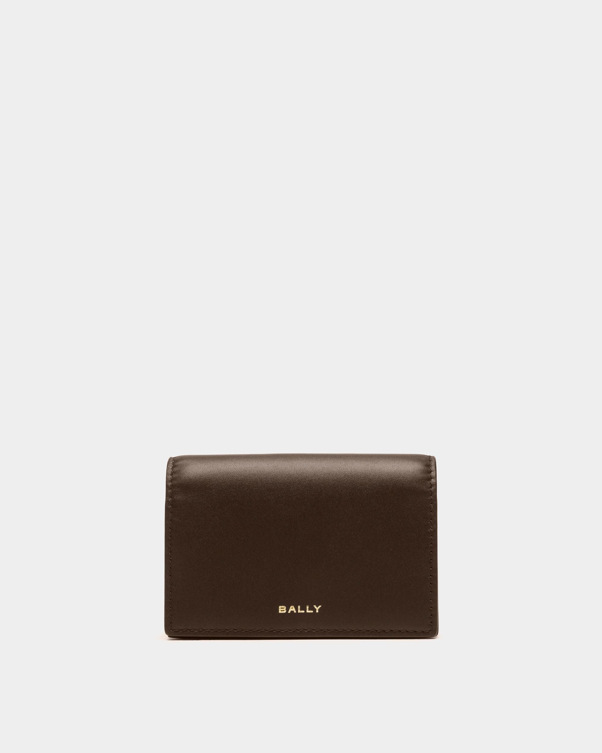 Bally Global - Deco Business Card Holder in Ebano Leather - Brown
