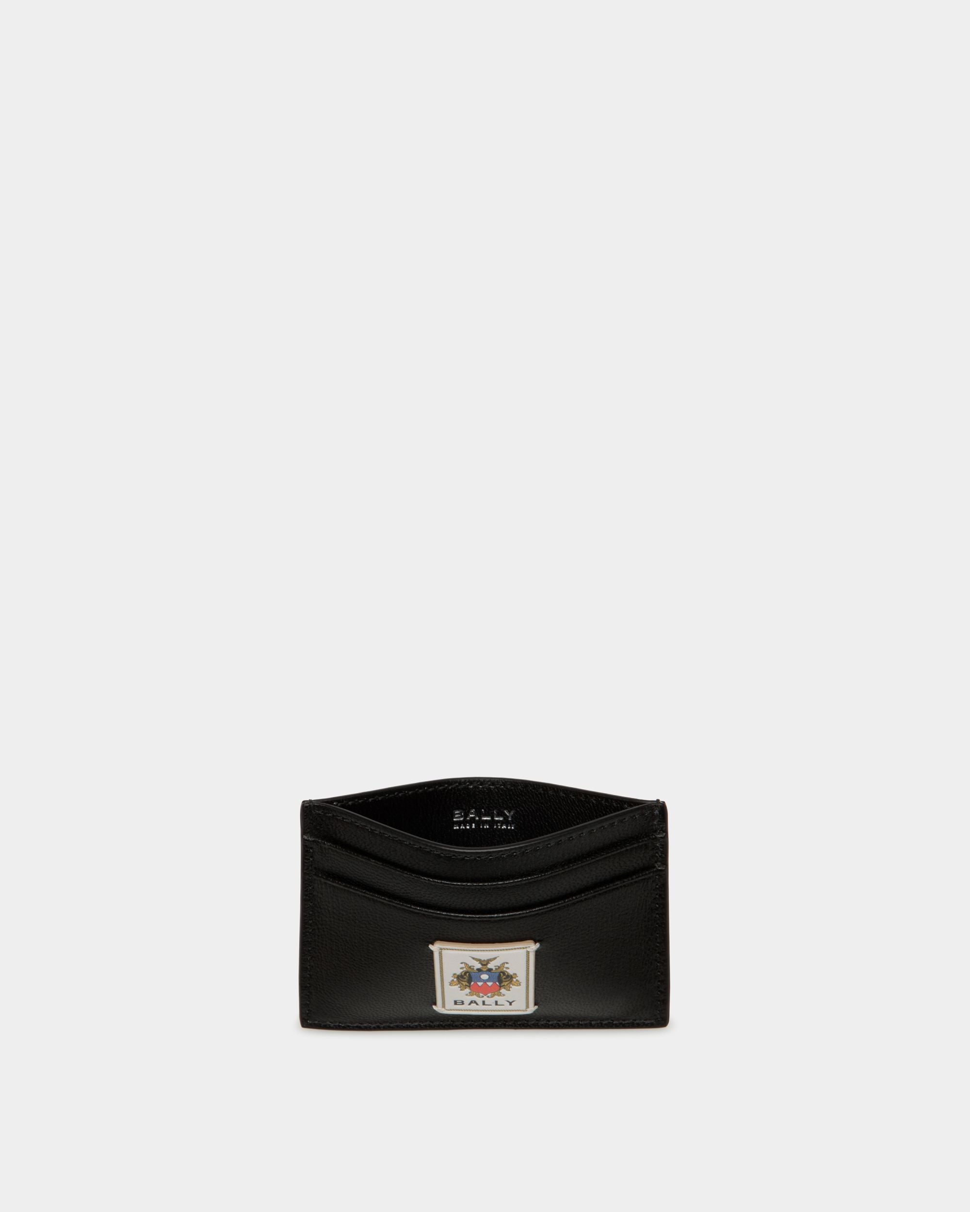 Bally Global - Easy Bally Card Holder In Black Leather - Black