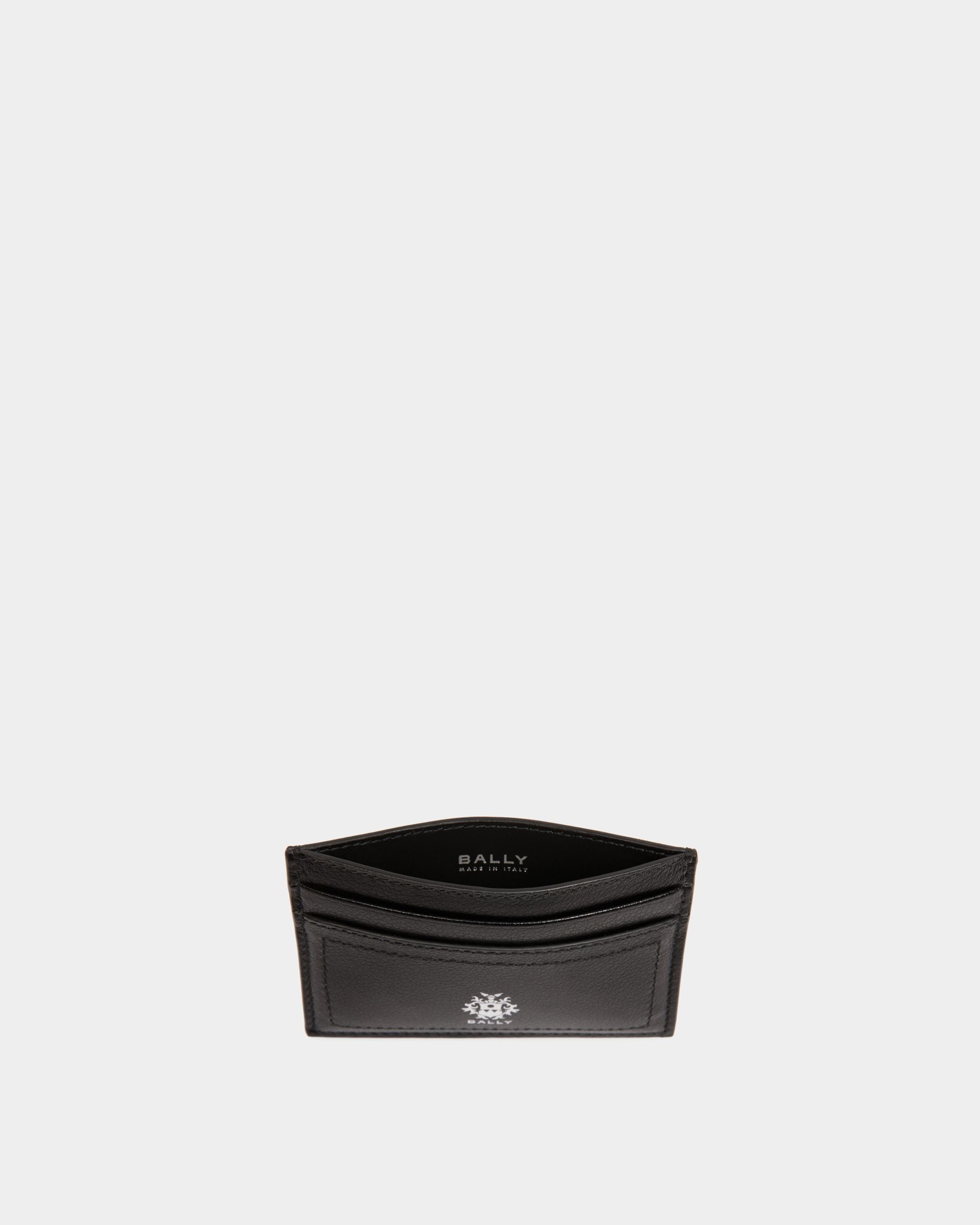 Bally Global - Ray Card Holder in Black Leather - Black