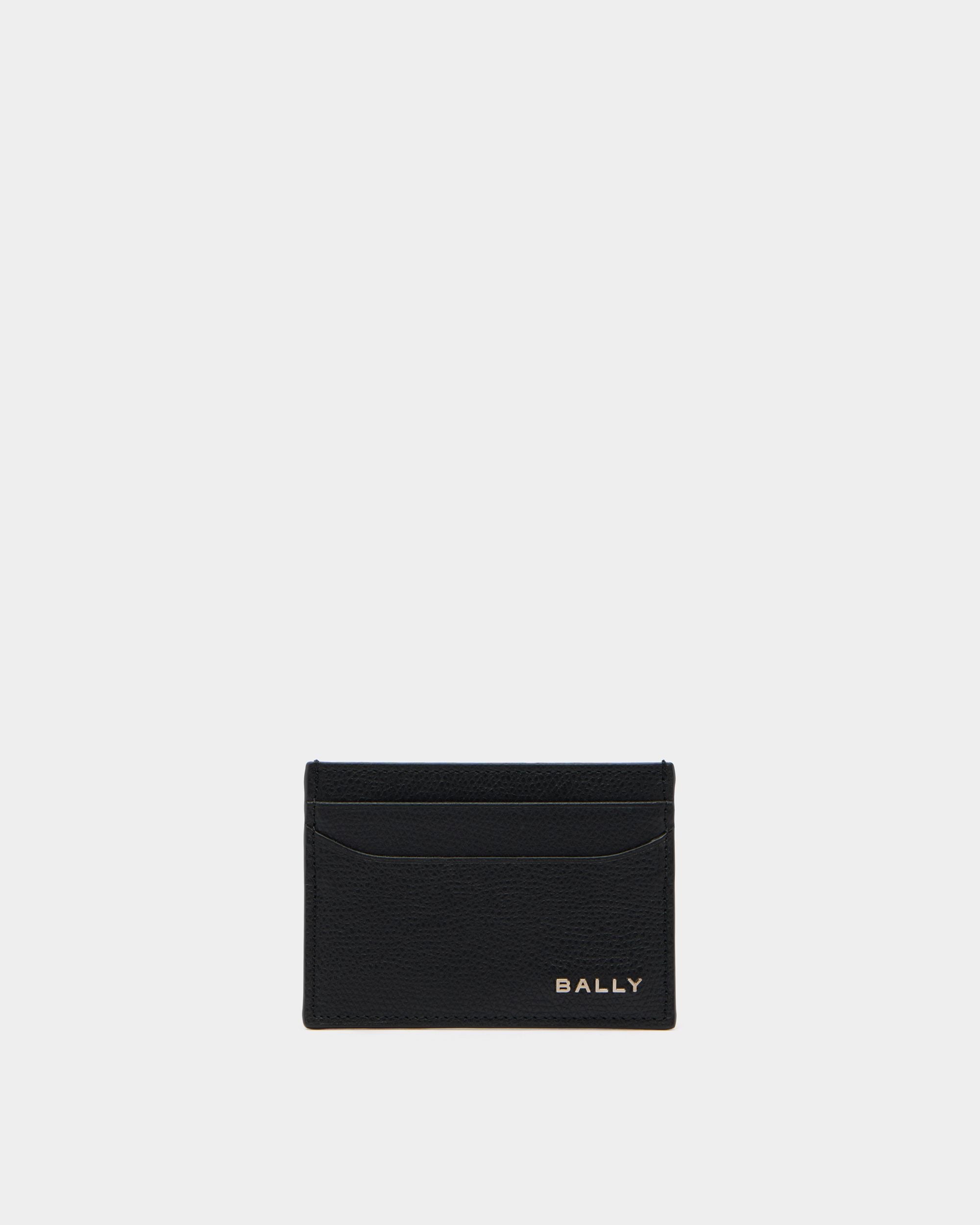 Bally Global - Bally Essential Card Holder in Black Grained Leather - Black