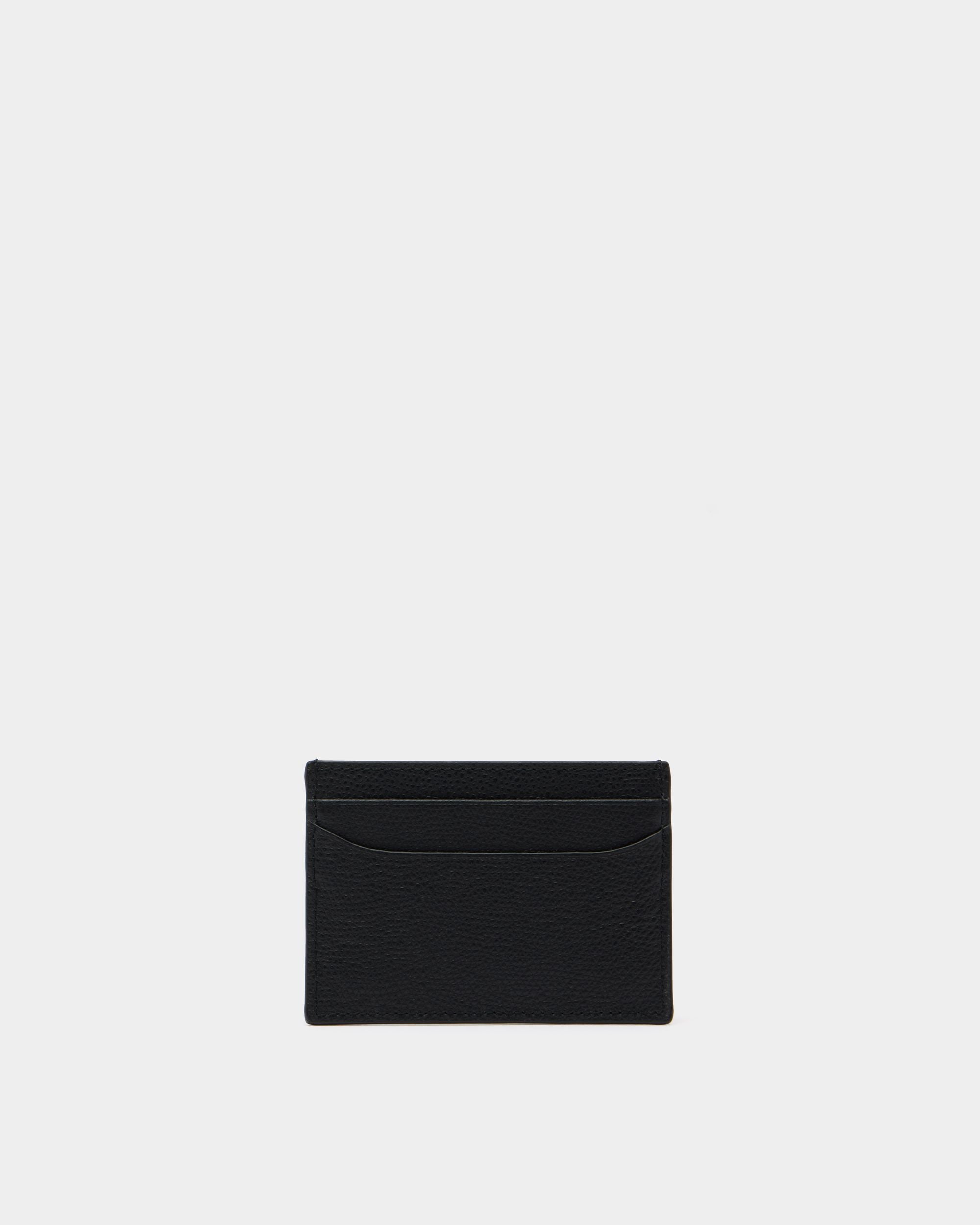 Bally Global - Bally Essential Card Holder in Black Grained Leather - Black