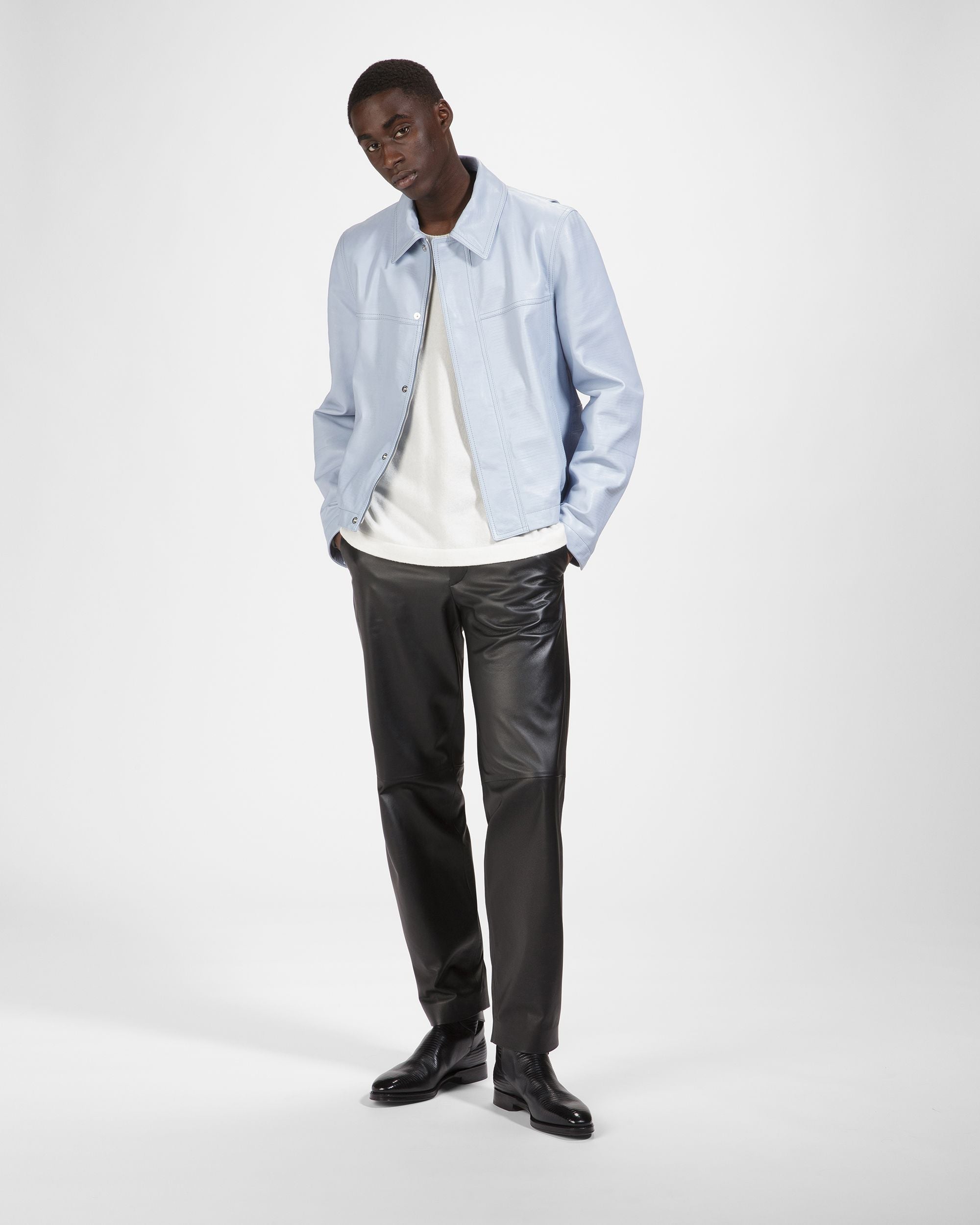 Bally Global - Leather Pants - Noir