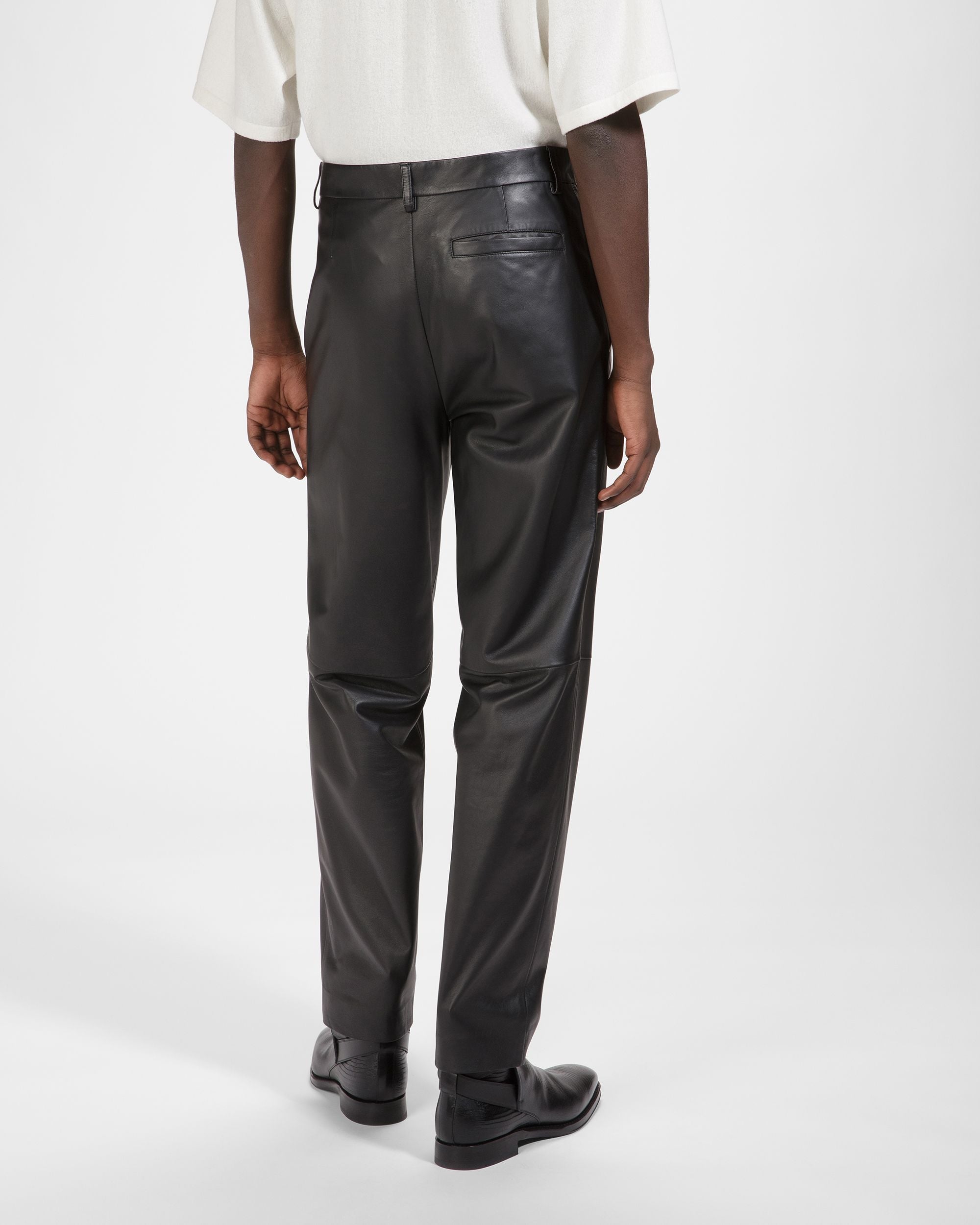Bally Global - Leather Pants - Noir