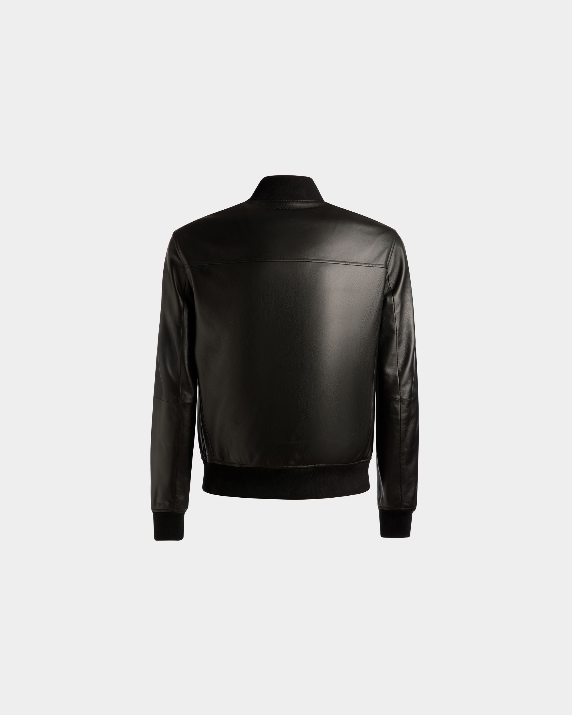 Bally Global - Bomber Jacket In Black Leather - Black