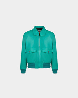 Bomber in Leather