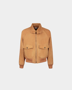 Blouson Bomber En Cuir