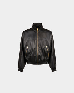 Blouson In Black Leather