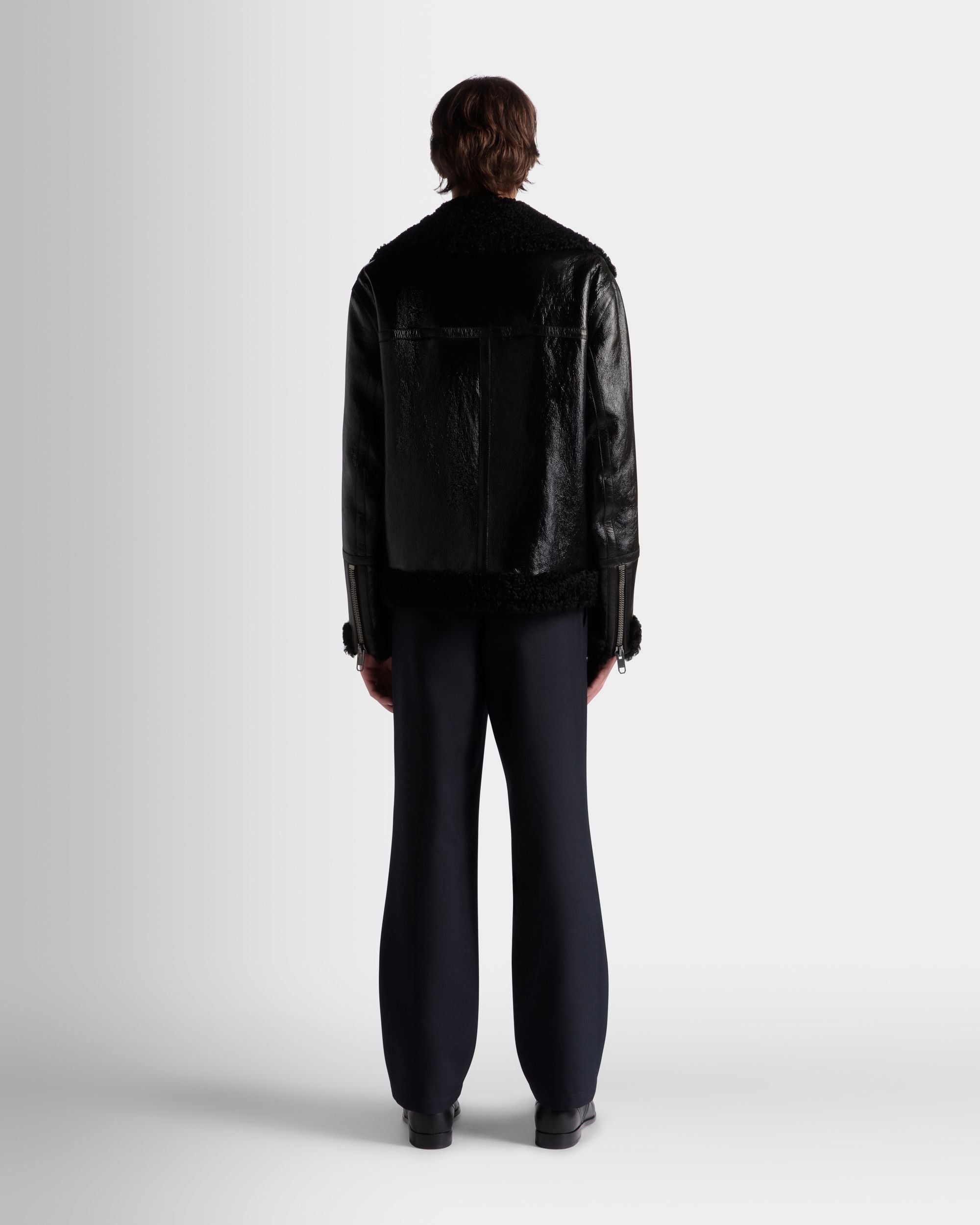 Bally Global - Adrien Brody Travel Collection Blouson In Black Leather - Black