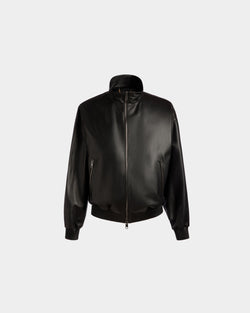 Adrien Brody Travel Collection Blouson In Black Leather
