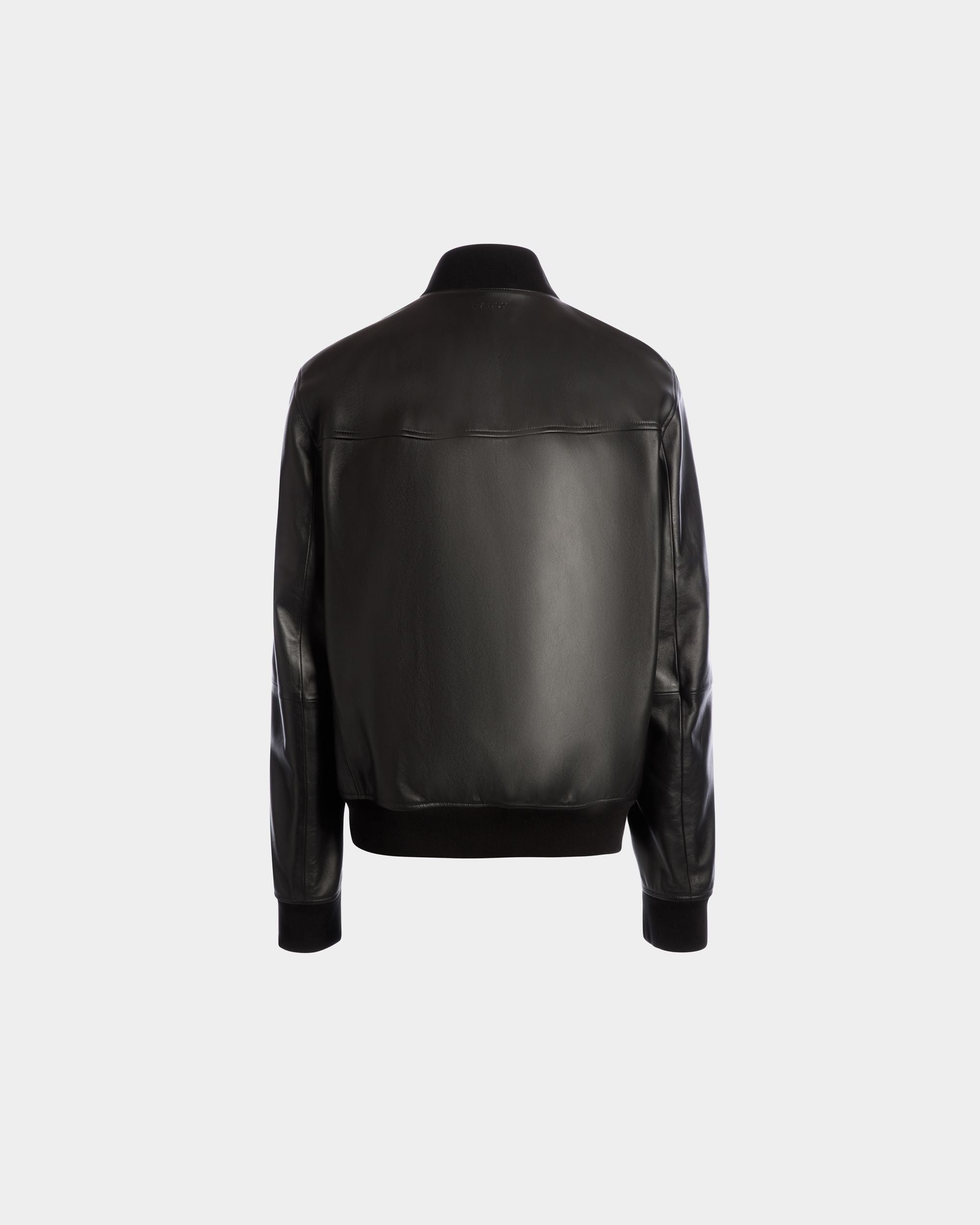 Bally Global - Bomber In Black Leather - Negro