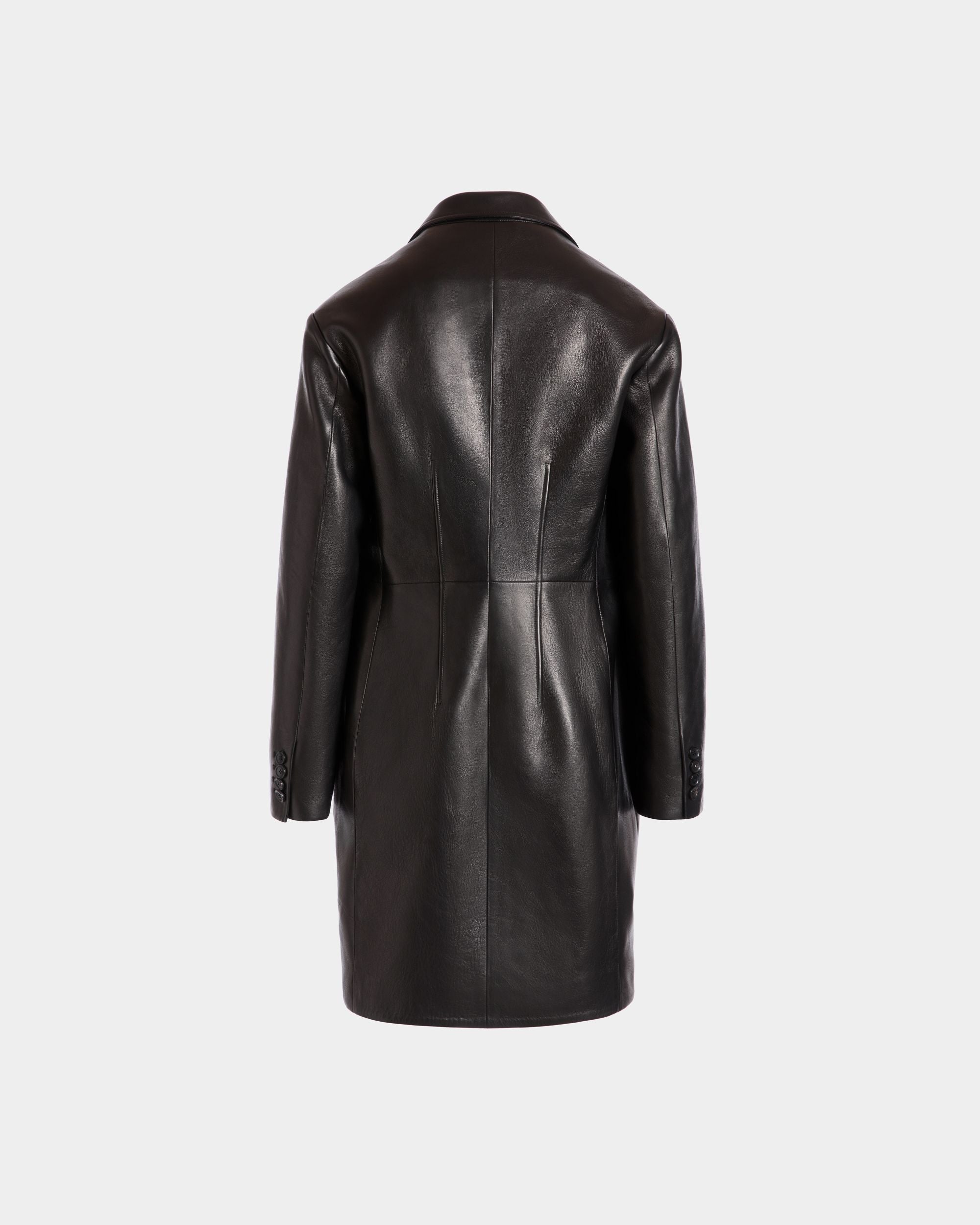 Bally Global - Coat in Black Leather - Black