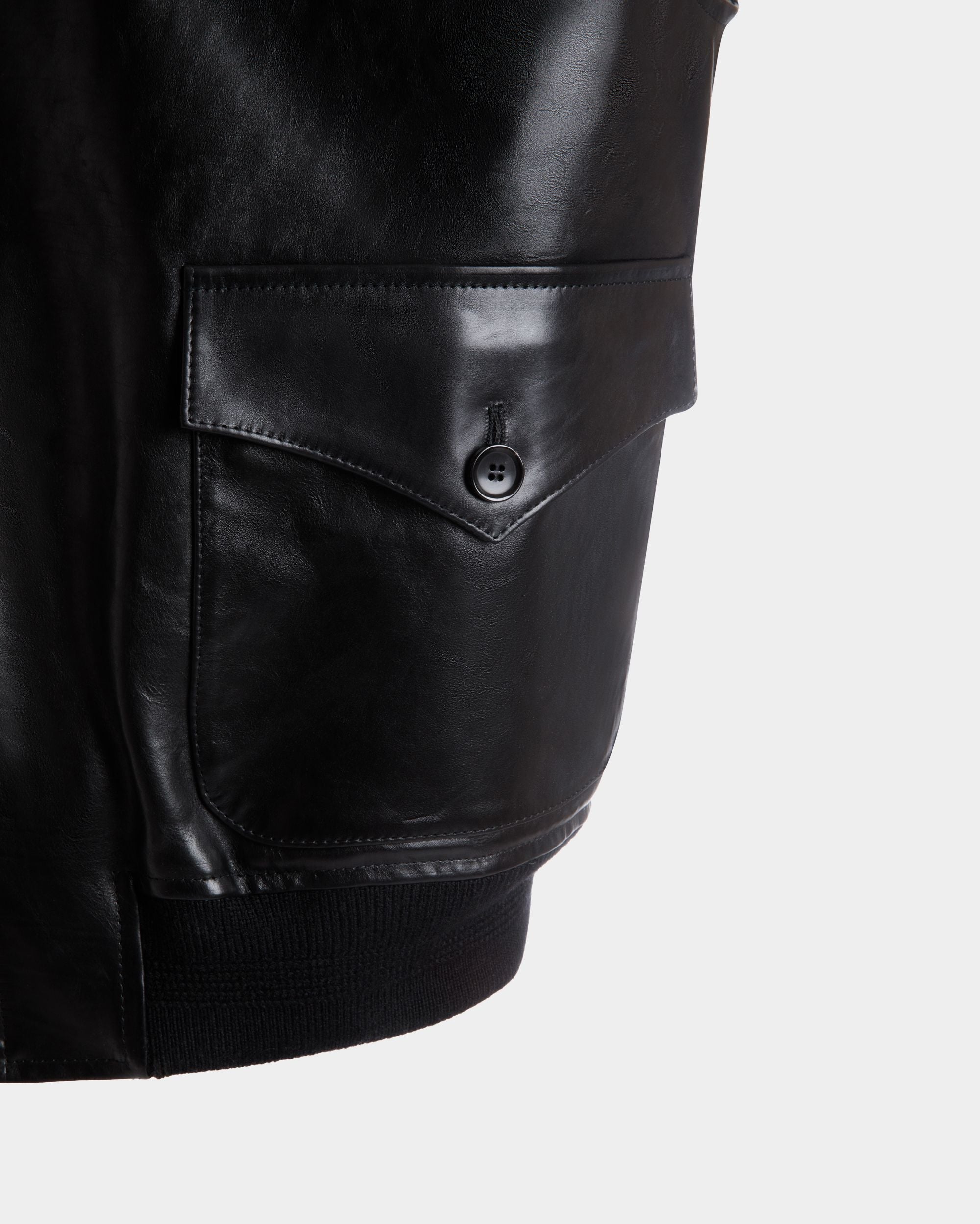 Bally Global - Vest in Black Leather - Black