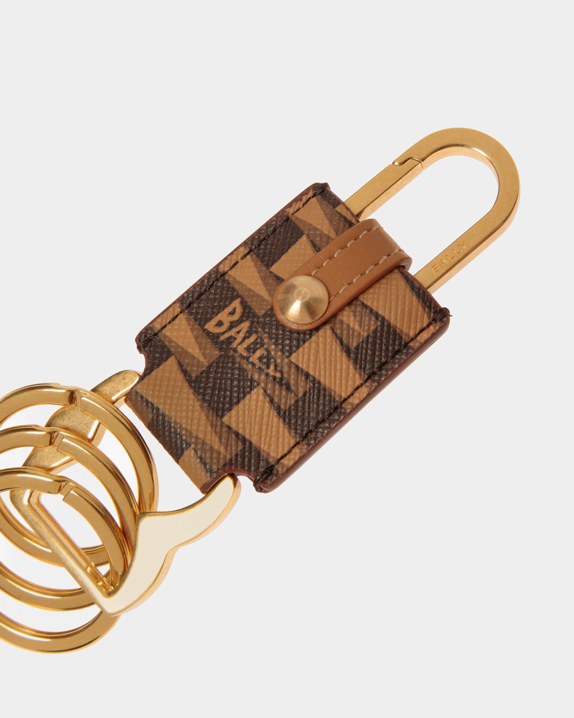 Bally Global - Pennant Key Holder In Desert TPU - Marrón