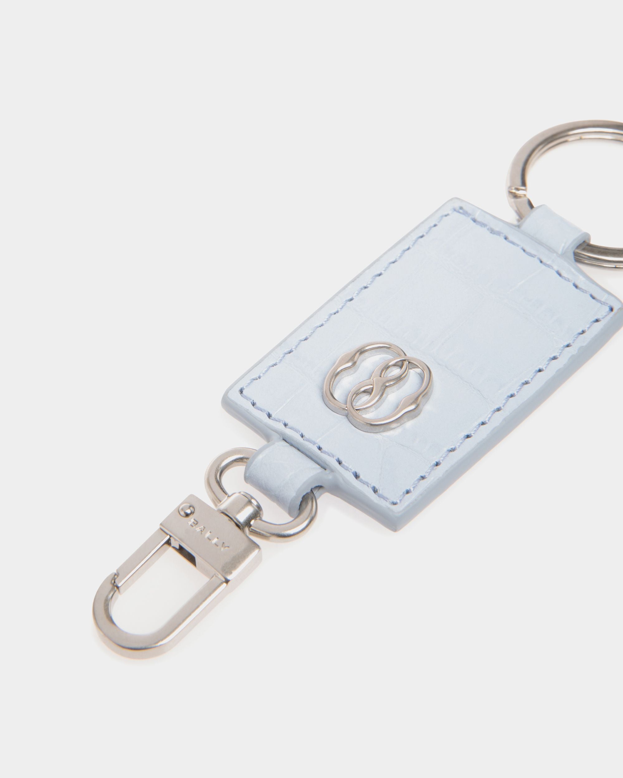 Bally Global - Banque Keychains In Blue Leather - Blue