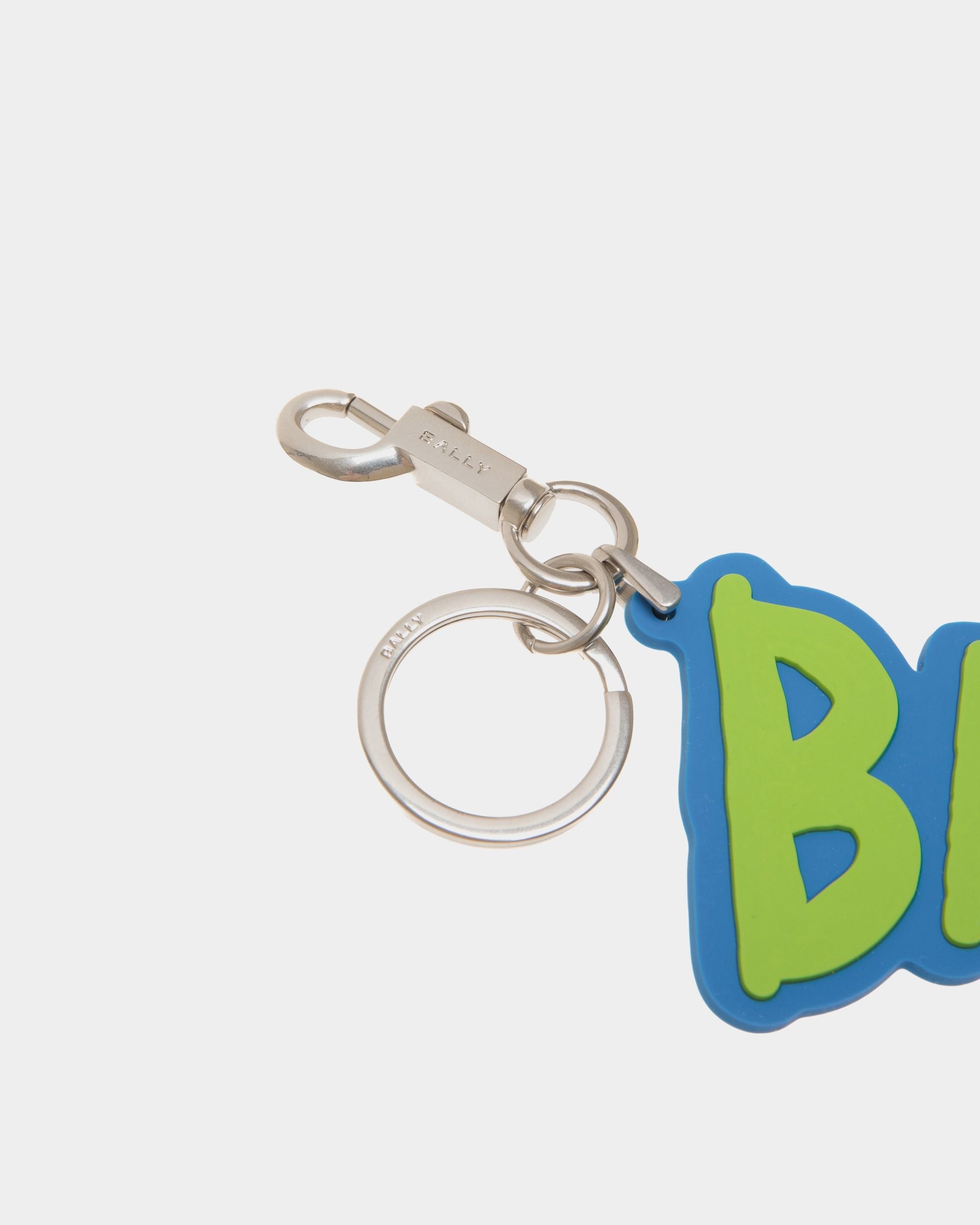 Bally Global - Pennant Keyring in Silicone and Metal - Multicolor