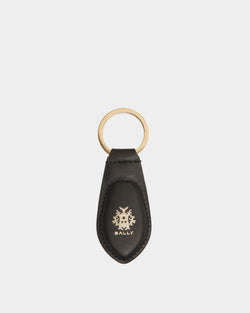 Beckett Keyring In Black Leather