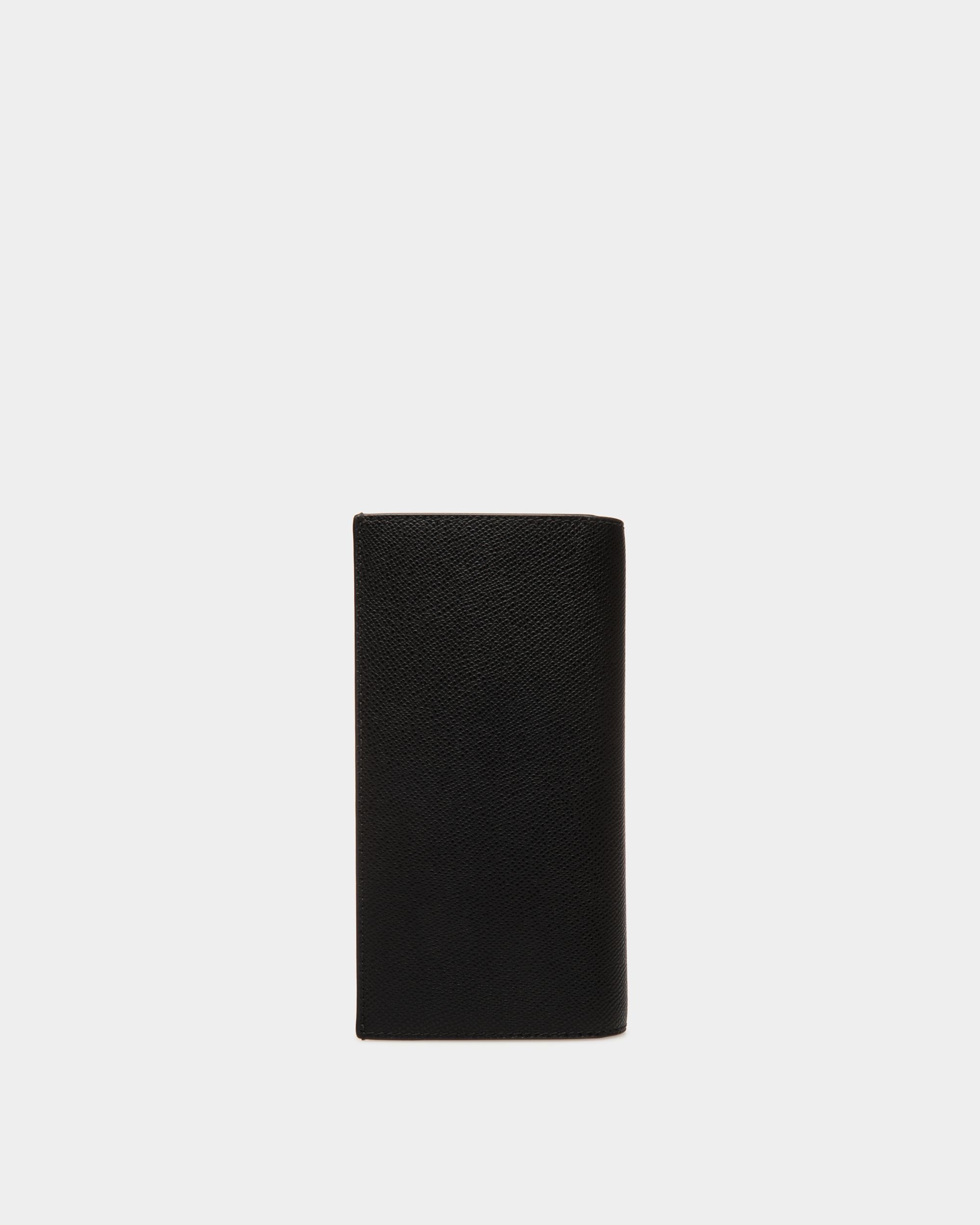 Bally Global - Cartera Continental De Piel Repujada Negra - Negro