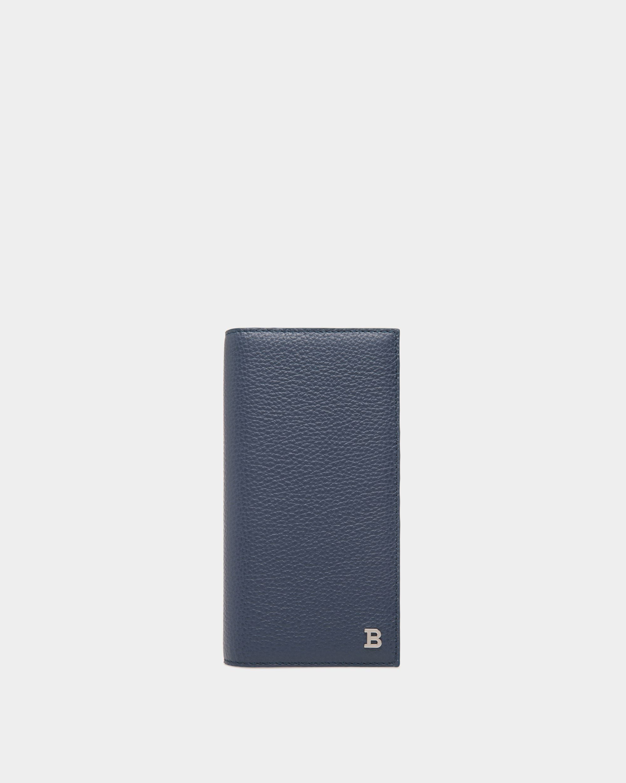 Bally Global - Continental Wallet in Blue Embossed Leather - Blue
