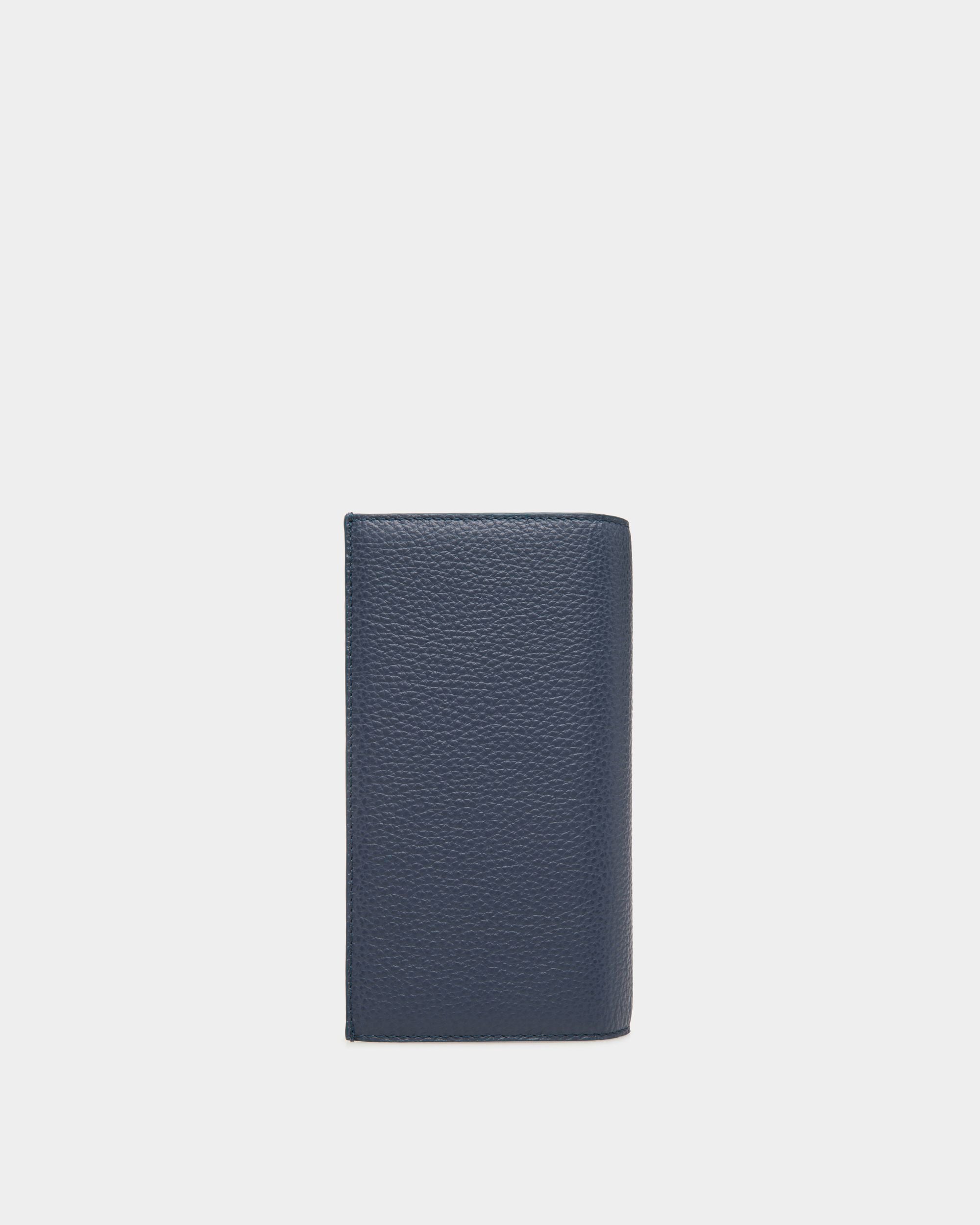 Bally Global - Continental Wallet in Blue Embossed Leather - Blue