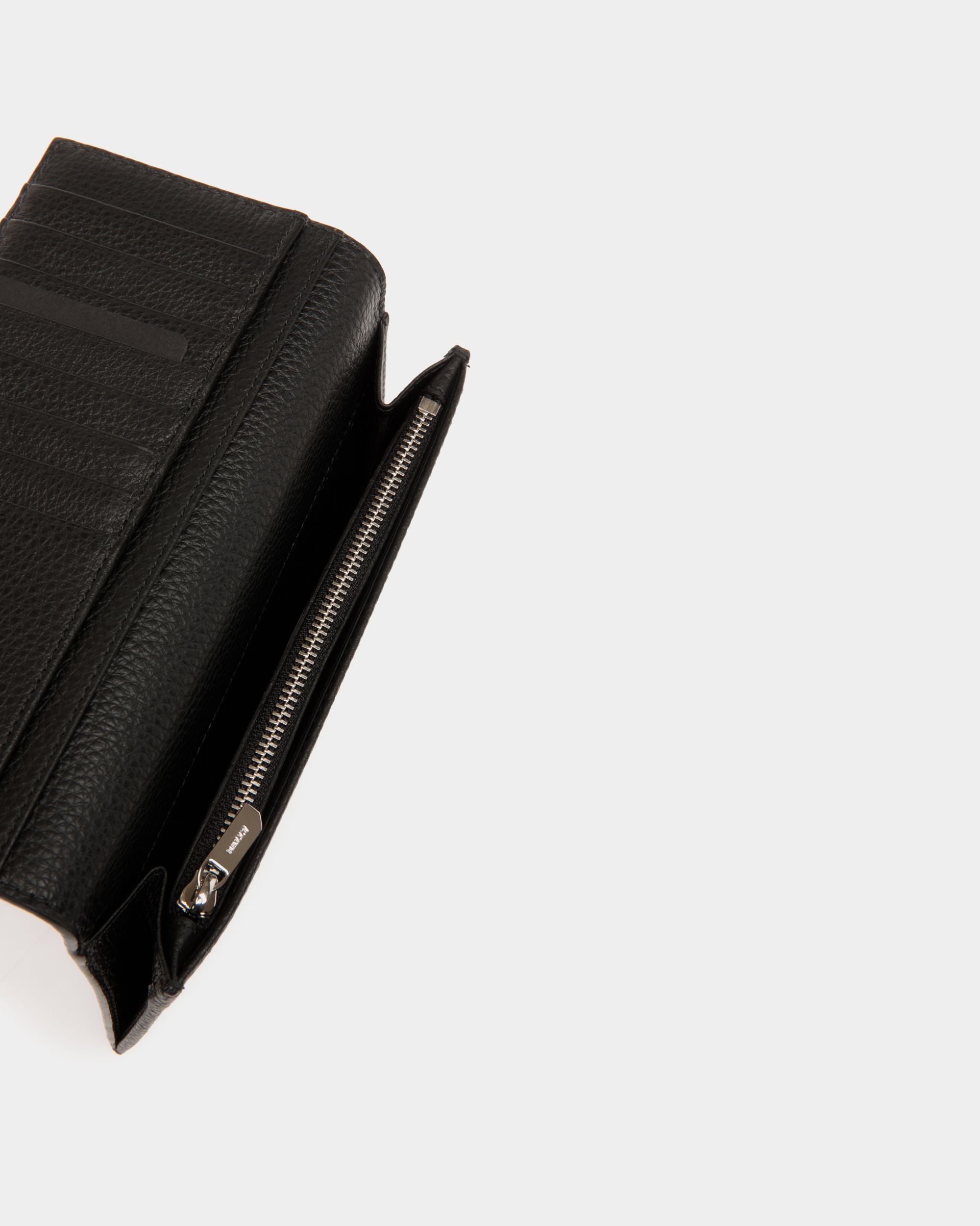 Bally Global - Long Wallets In Black Leather - Black