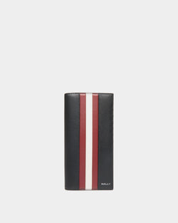 Mythos Continental Wallet In Black Recycled Leather