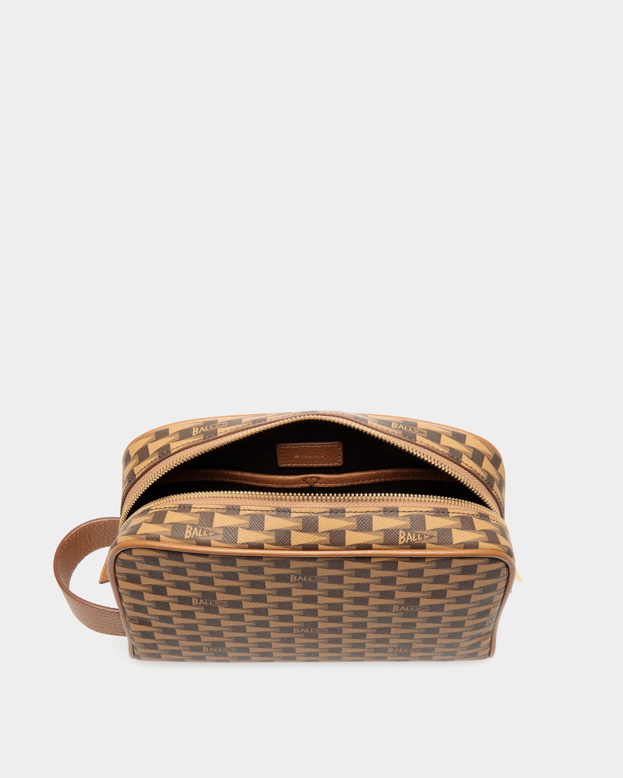 Bally Global - Pennant Necessaires In Brown Synthetic - Brown