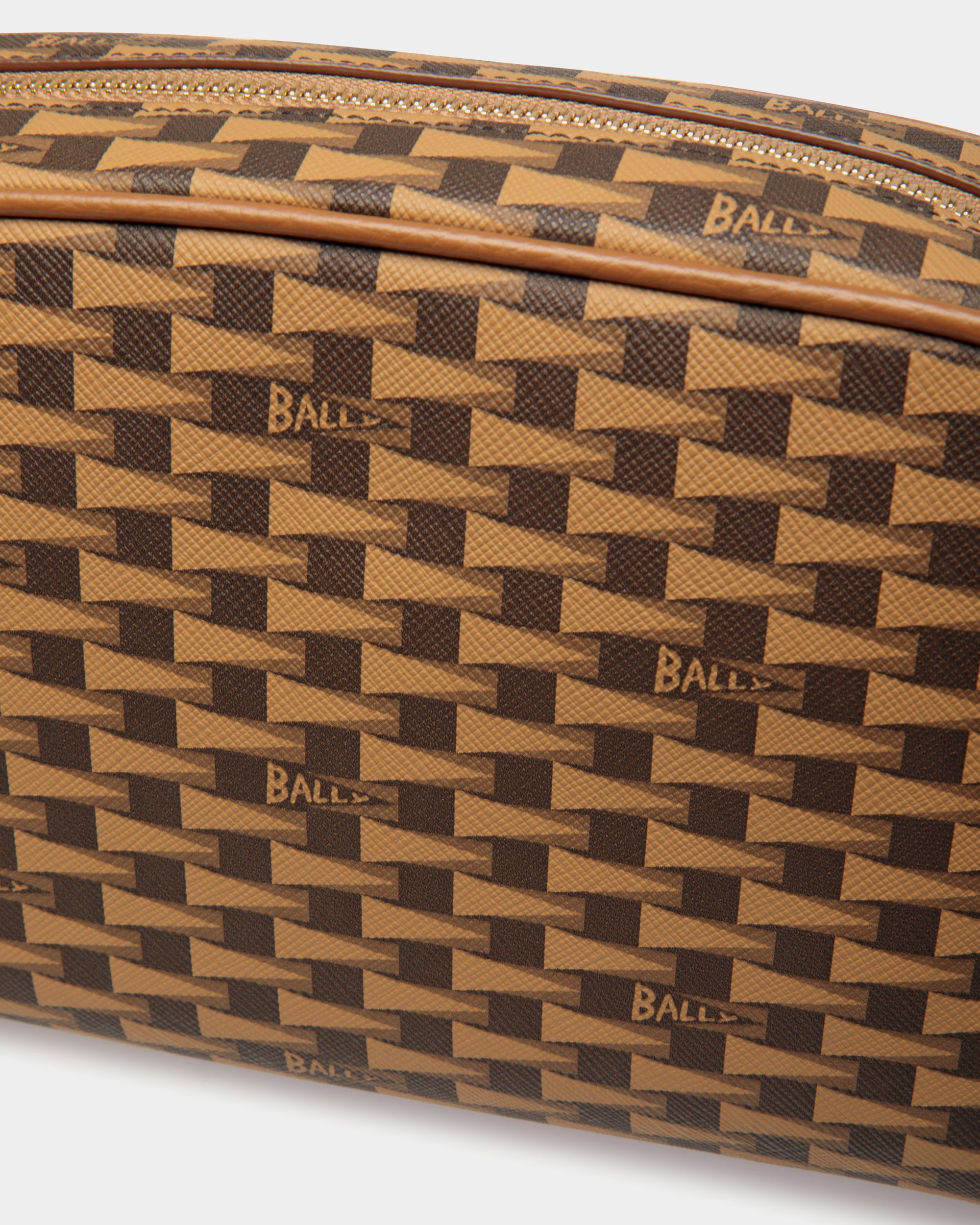Bally Global - Pennant Necessaires In Brown Synthetic - Brown