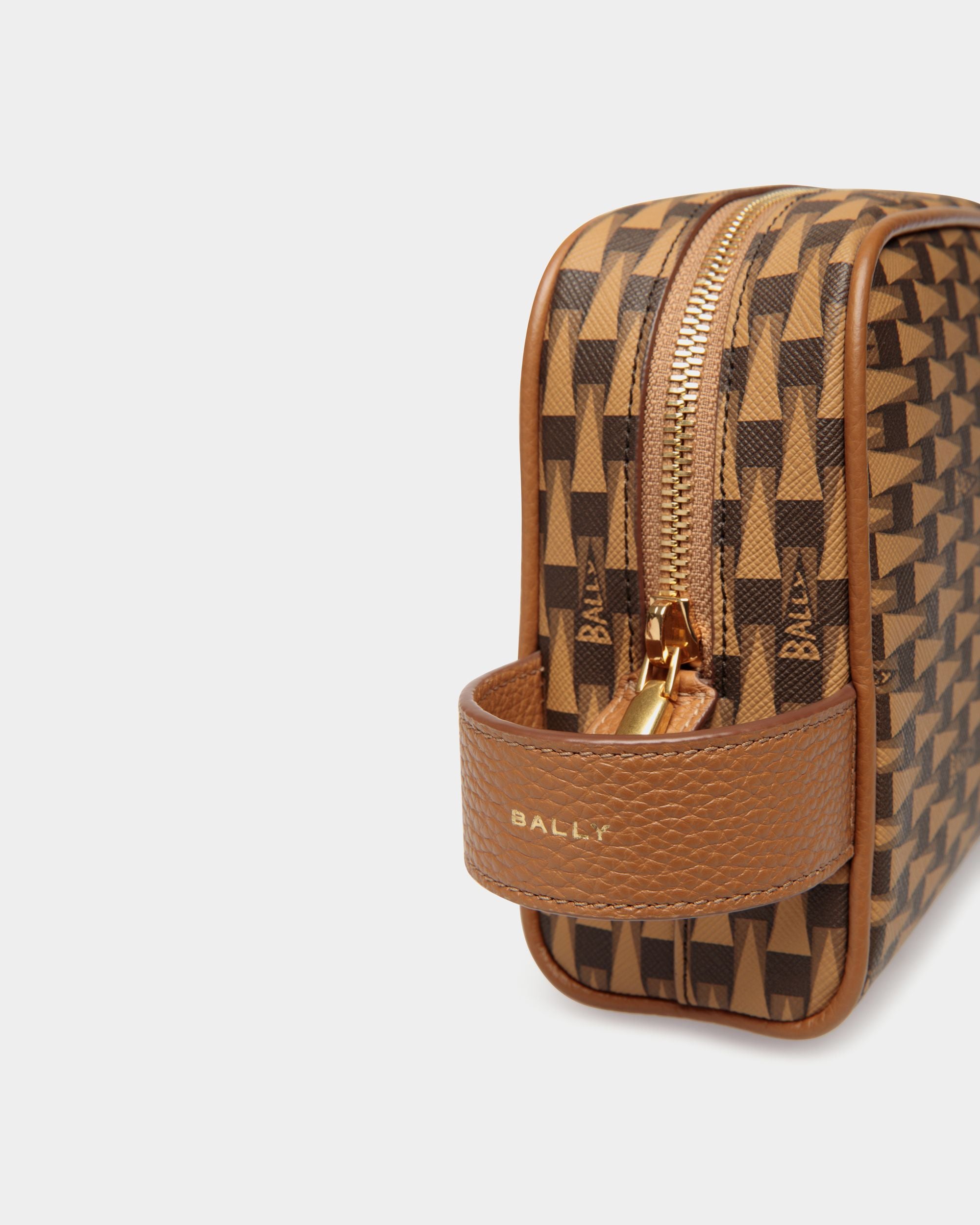 Bally Global - Pennant Necessaires In Brown Synthetic - Brown