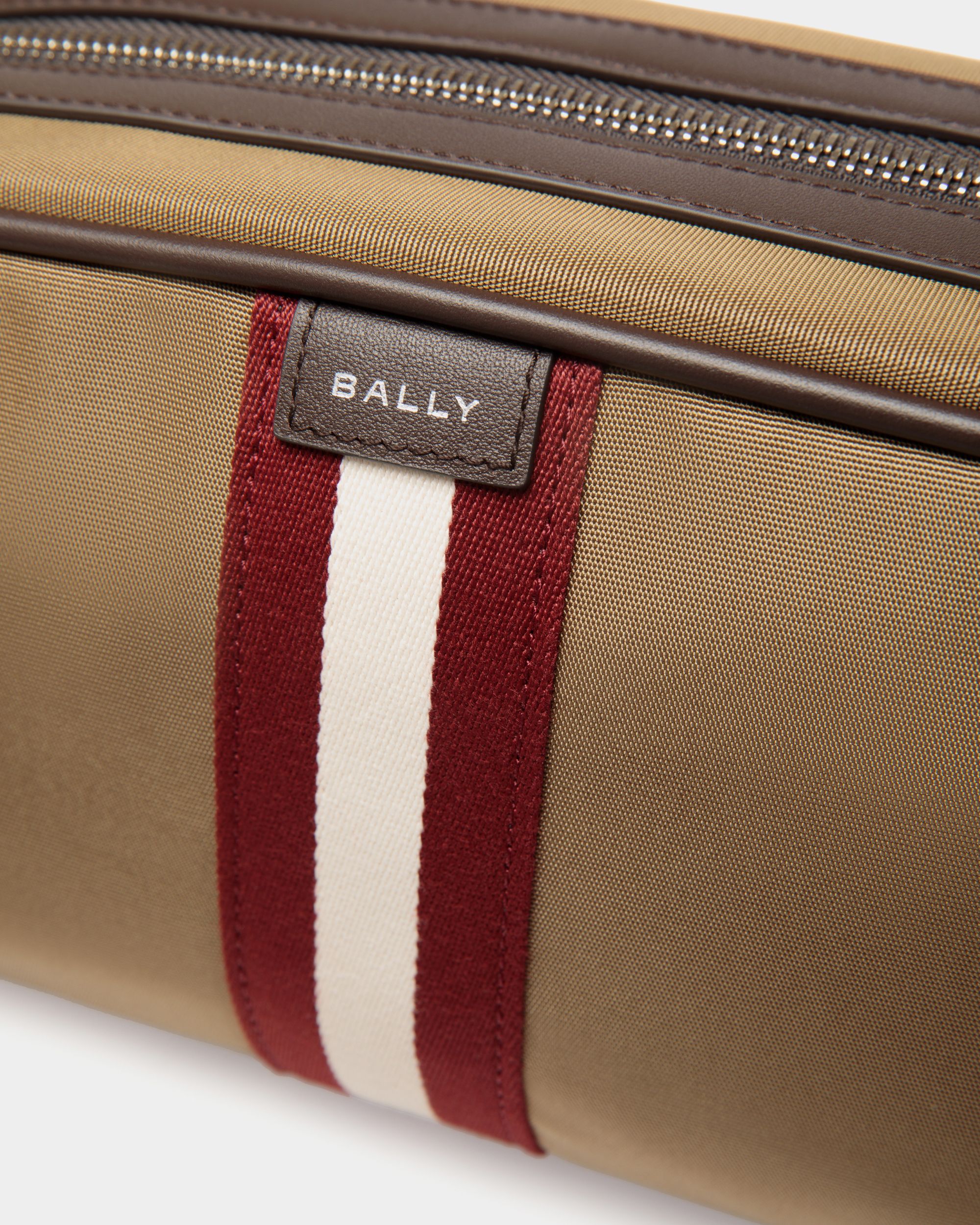 Bally Global - Neceser Code De Nailon Camel - Beige