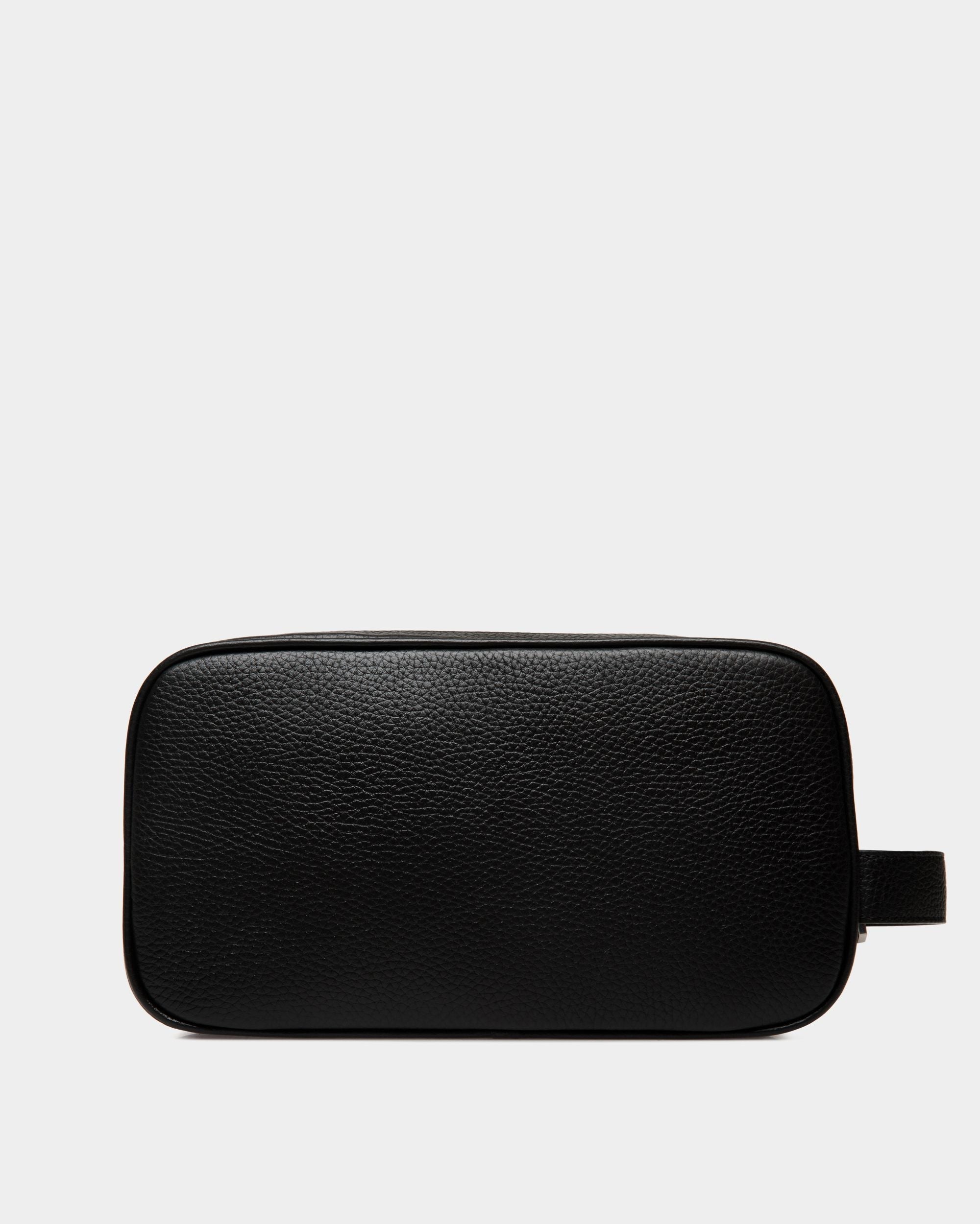 Bally Global - Trousse De Toilette Oeden En Cuir Noir - Noir