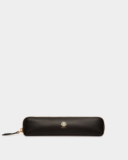 Beckett Pencil Case in Black Leather
