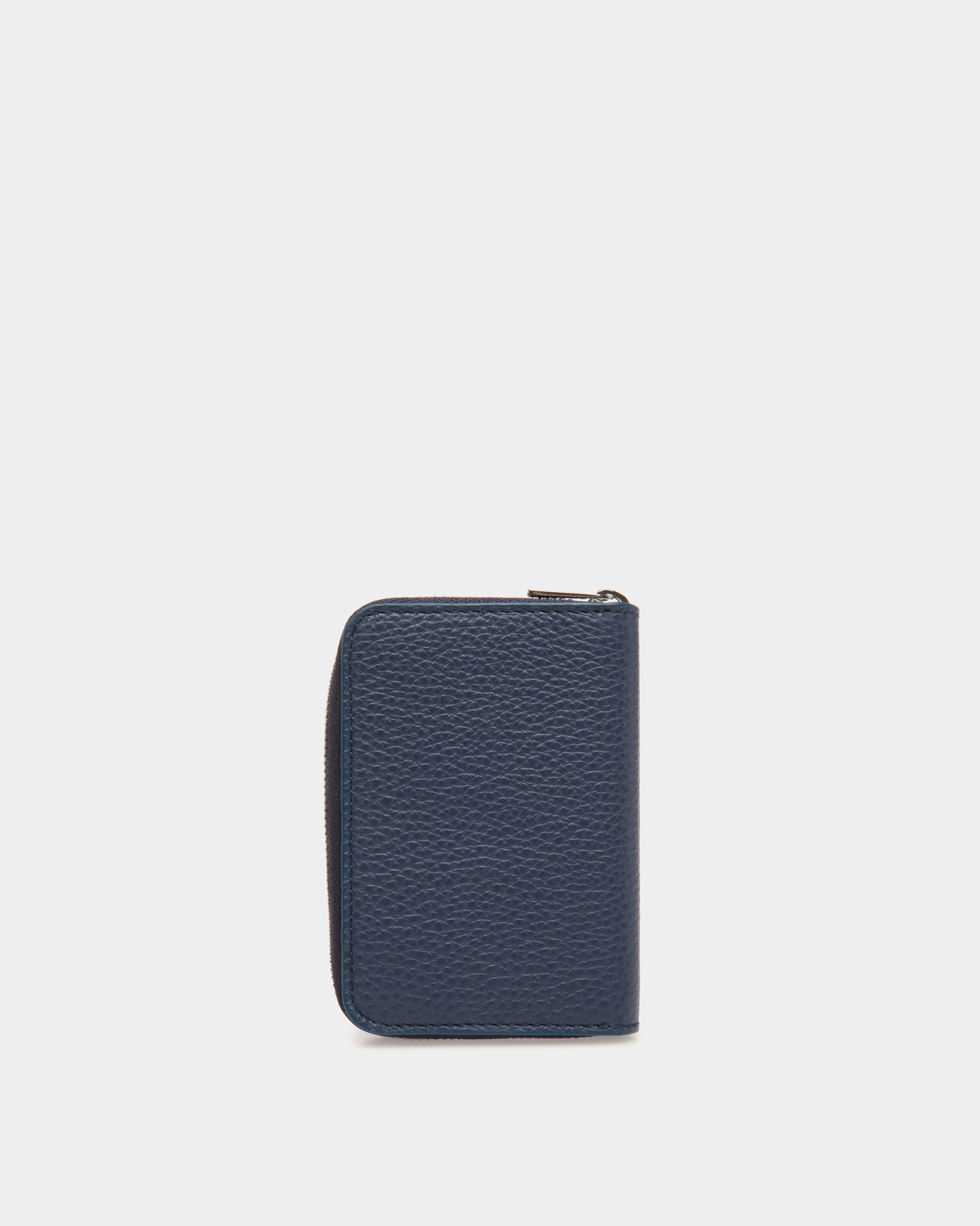 Bally Global - Wallet in Blue Embossed Leather - Blue