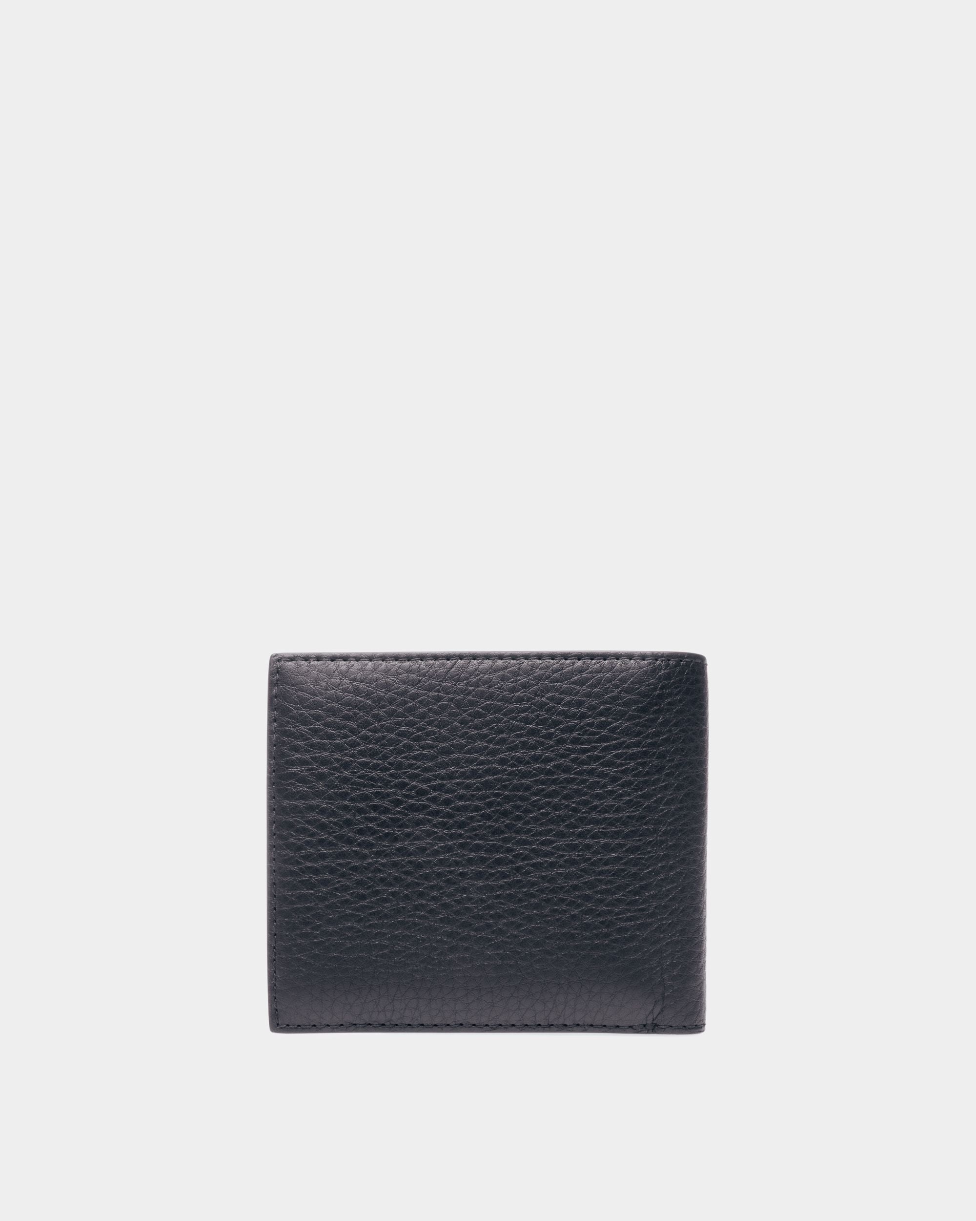 Bally Global - Ribbon ID Coin Wallet In Midnight Leather - Blue
