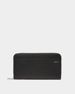 Crossing Zip Around Wallet in Leather