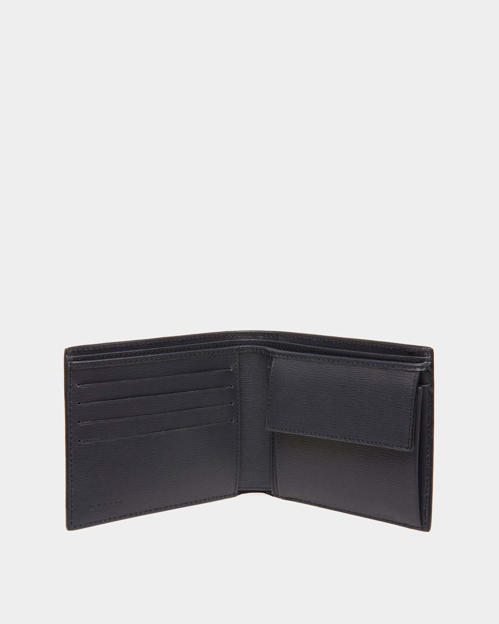 Bally Global - Cartera Crossing De Piel Color Medianoche - Azul