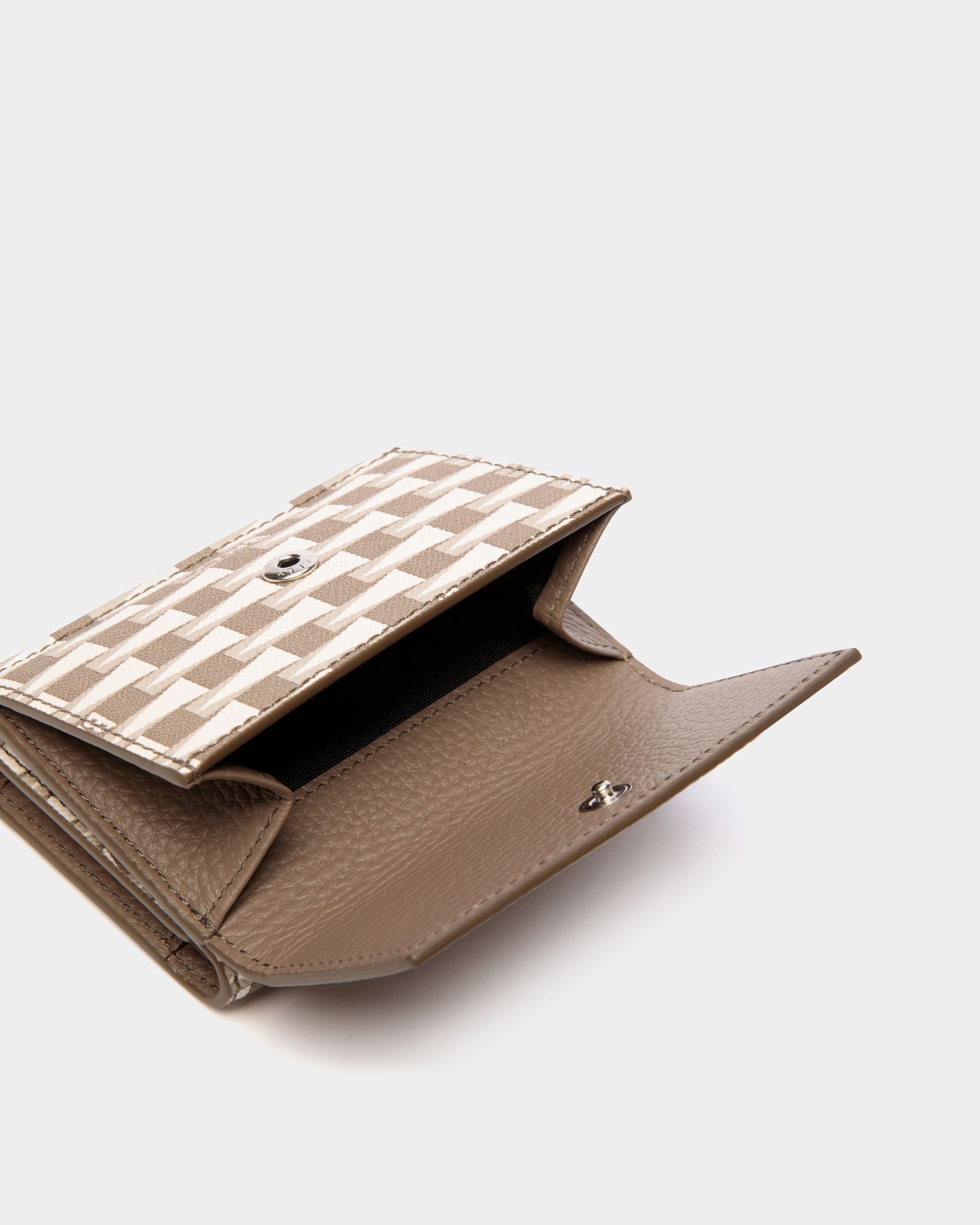 Bally Global - Pennant Trifold Wallet in TPU - Beige