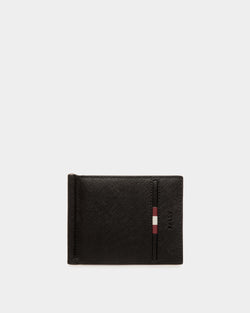 Wallet In Black Bovine Split