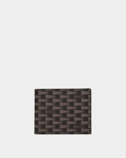 Pennant Bifold in Black Pennant Motif