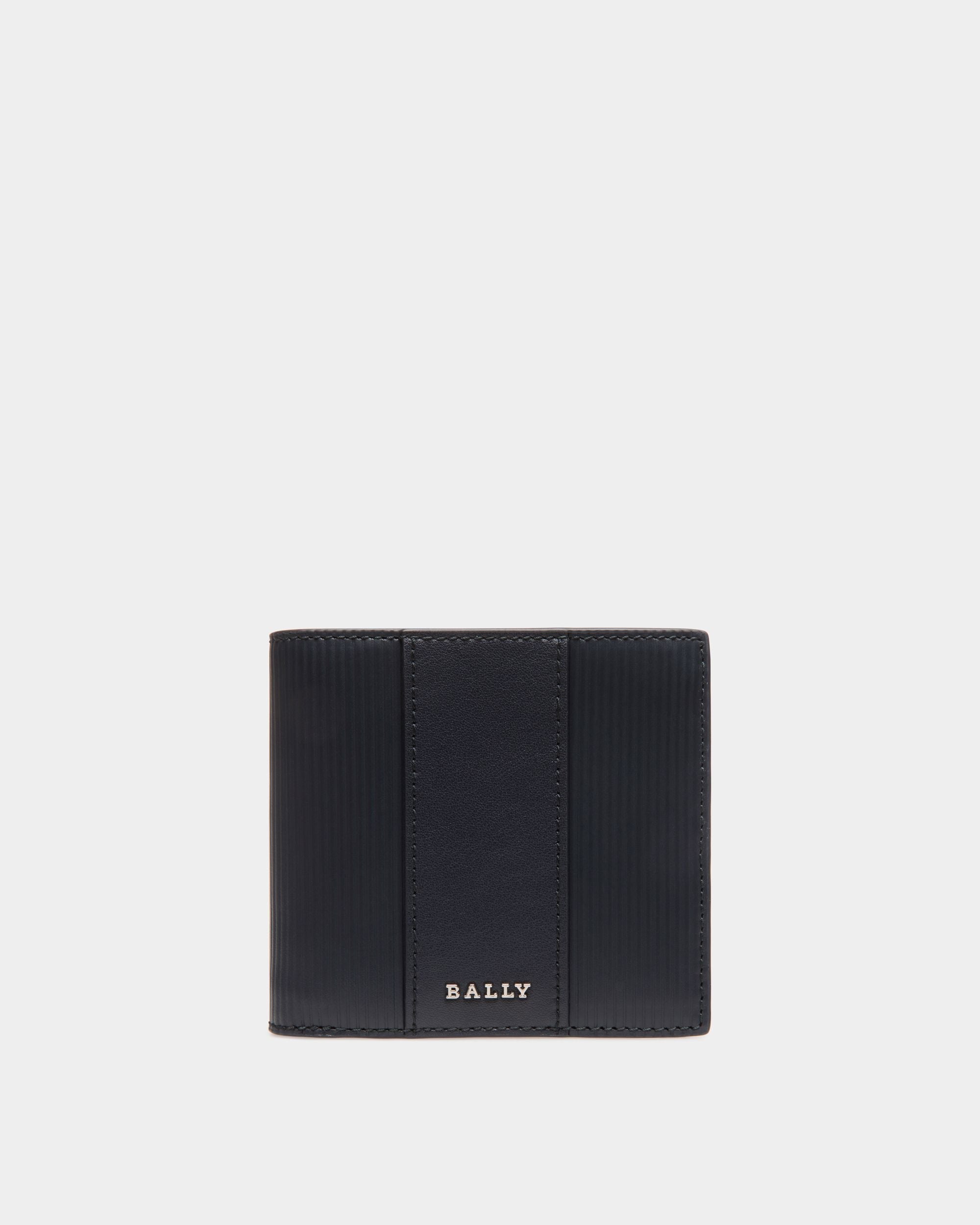Bally Global - Wallet in Blue Embossed Leather - Blue