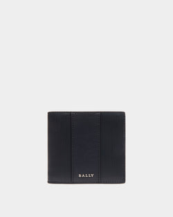 Wallet in Blue Embossed Leather