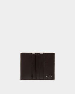 Cartera Plegable Mythos De Piel Reciclada Ébano