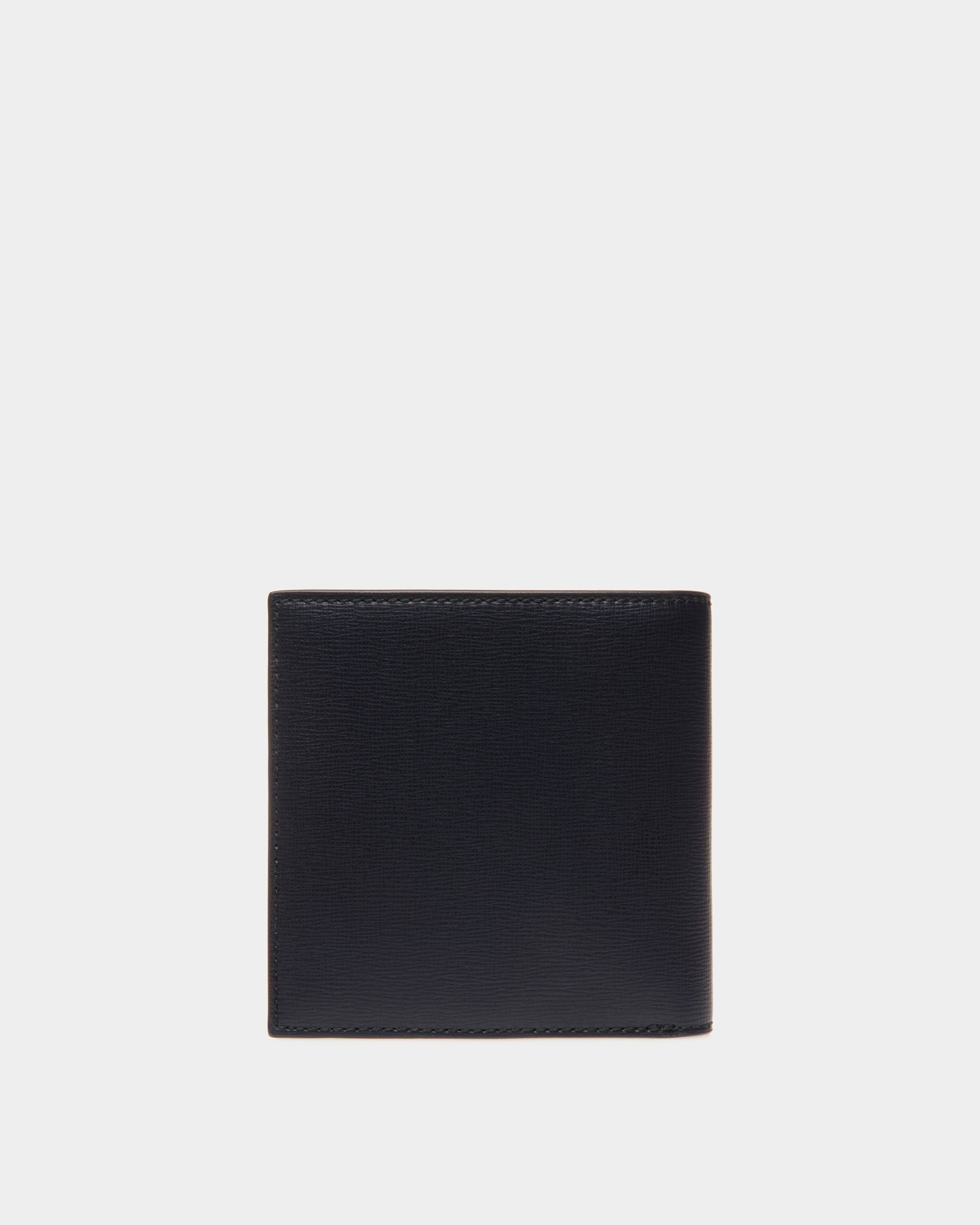 Bally Global - Mythos Bifold Wallet in Navy Blue Recycled Leather - Blue
